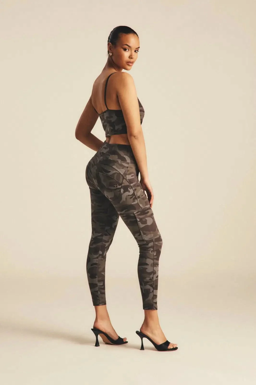 Cross Front Top - Gray Camo - Image 3