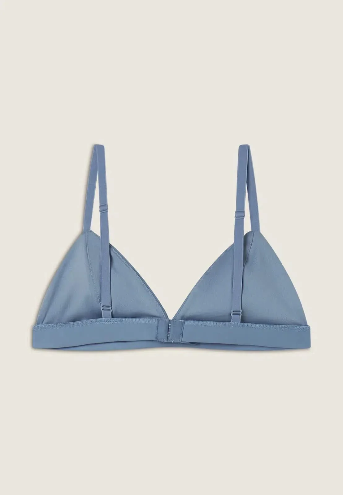 Faux Leather Bralette - Baby Blue - Image 4