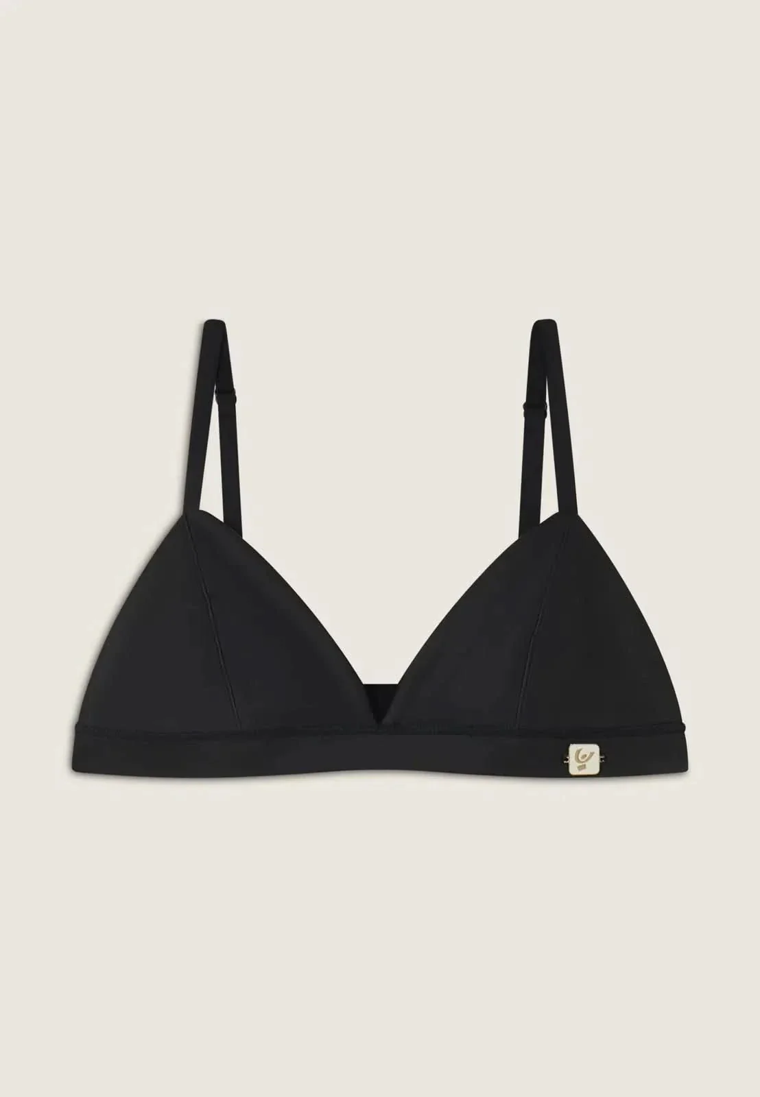 Faux Leather Bralette - Black - Image 2