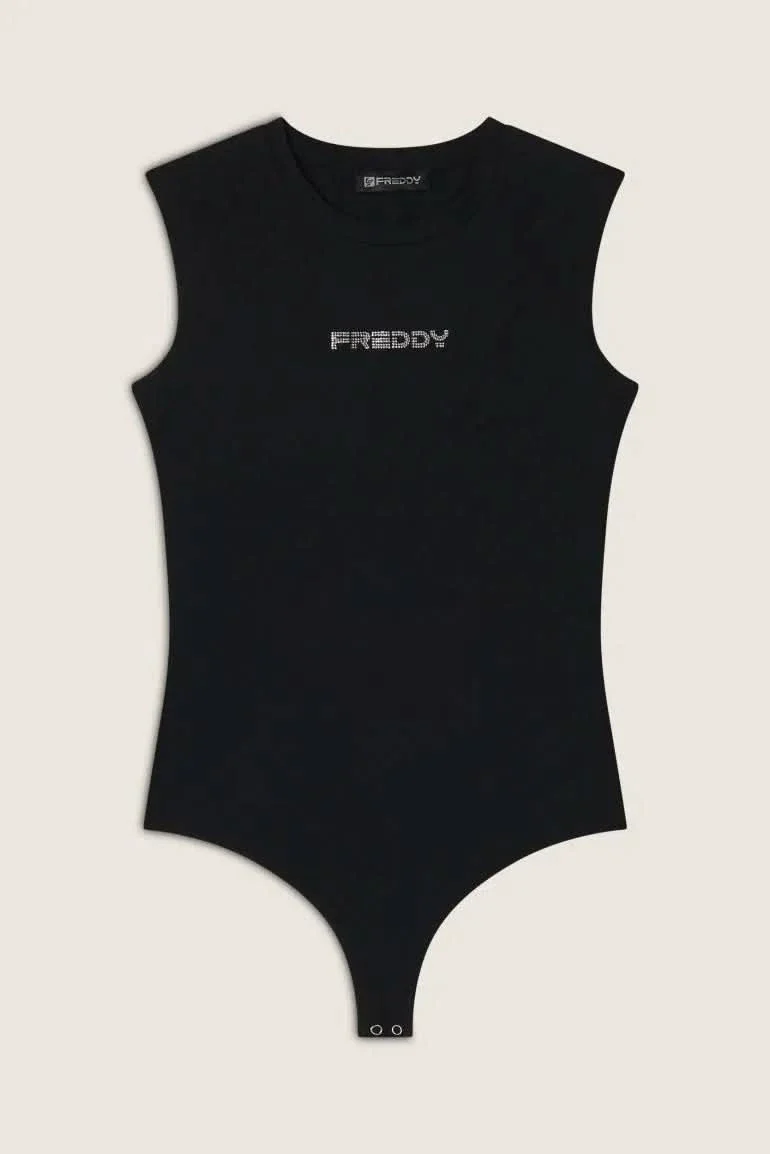 FREDDY Tank Bodysuit - Black - Image 4