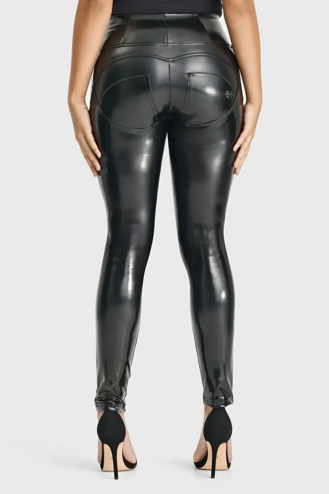 WRUP Latex - High Waisted - Full Length - Black - Image 11