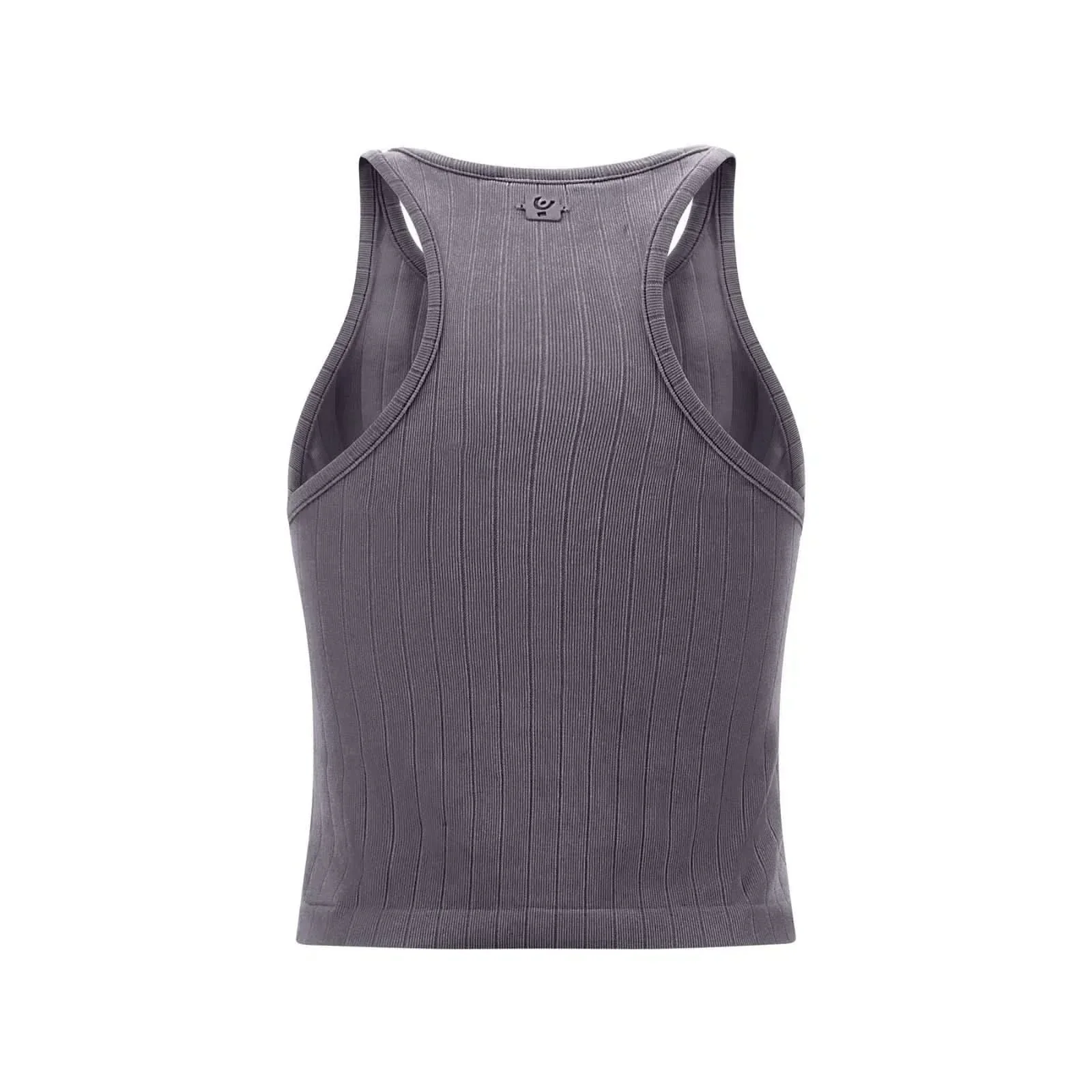 Ribbed Tank Top - Charcoal - Image 3