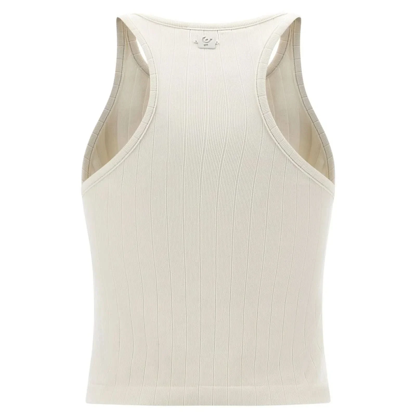 Ribbed Tank Top - Cream - Image 6