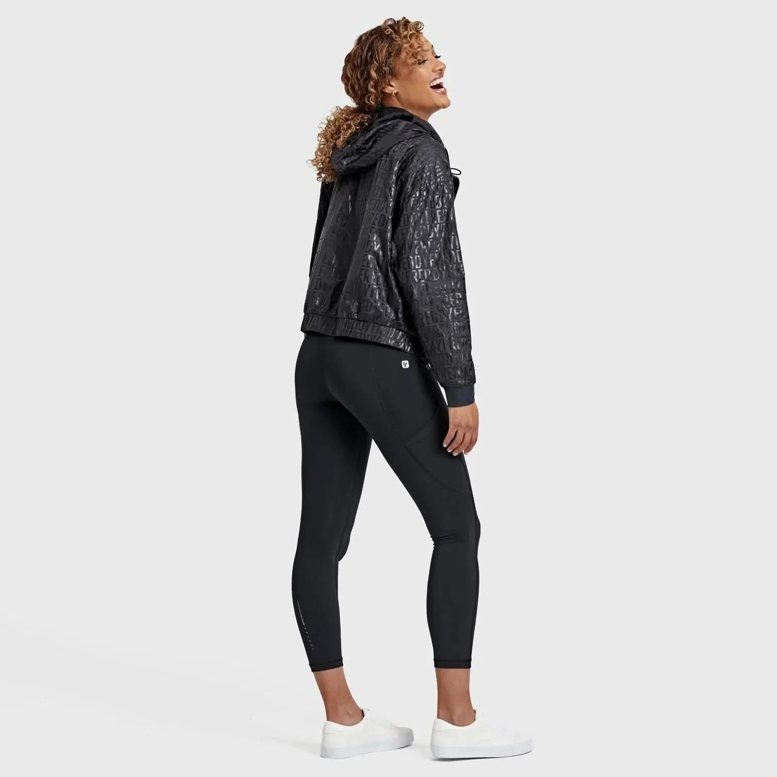 Sports Jacket with Freddy Print - Black - Image 5