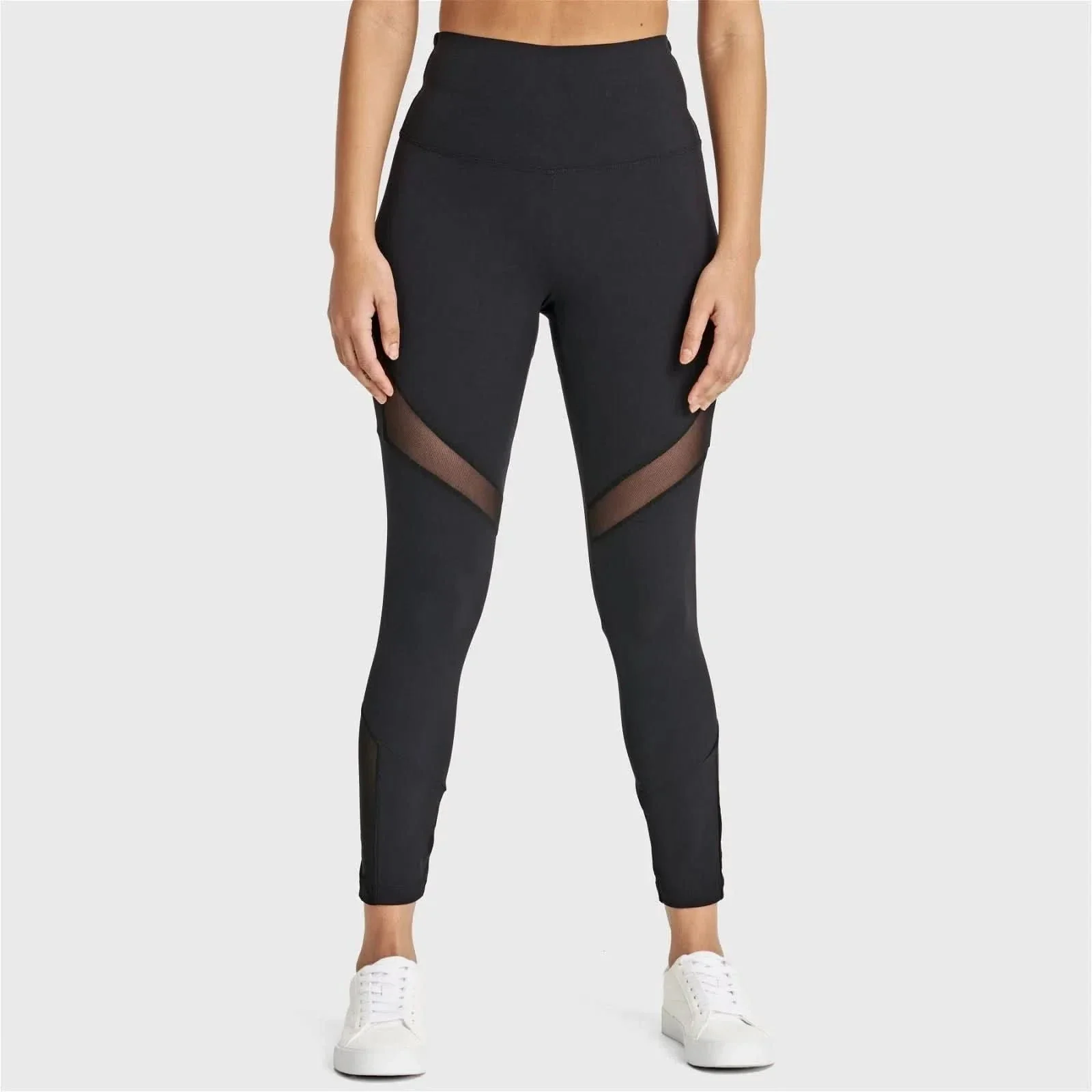 Superfit Diwo Pro With Mesh Detailing - High Waisted - Ankle Length - Black - Image 3