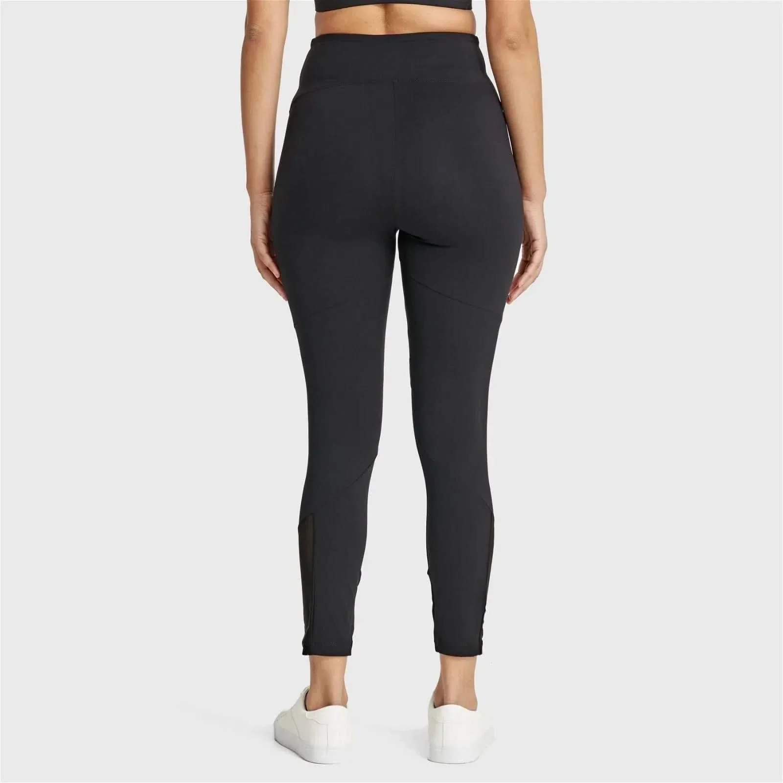 Superfit Diwo Pro With Mesh Detailing - High Waisted - Ankle Length - Black - Image 4