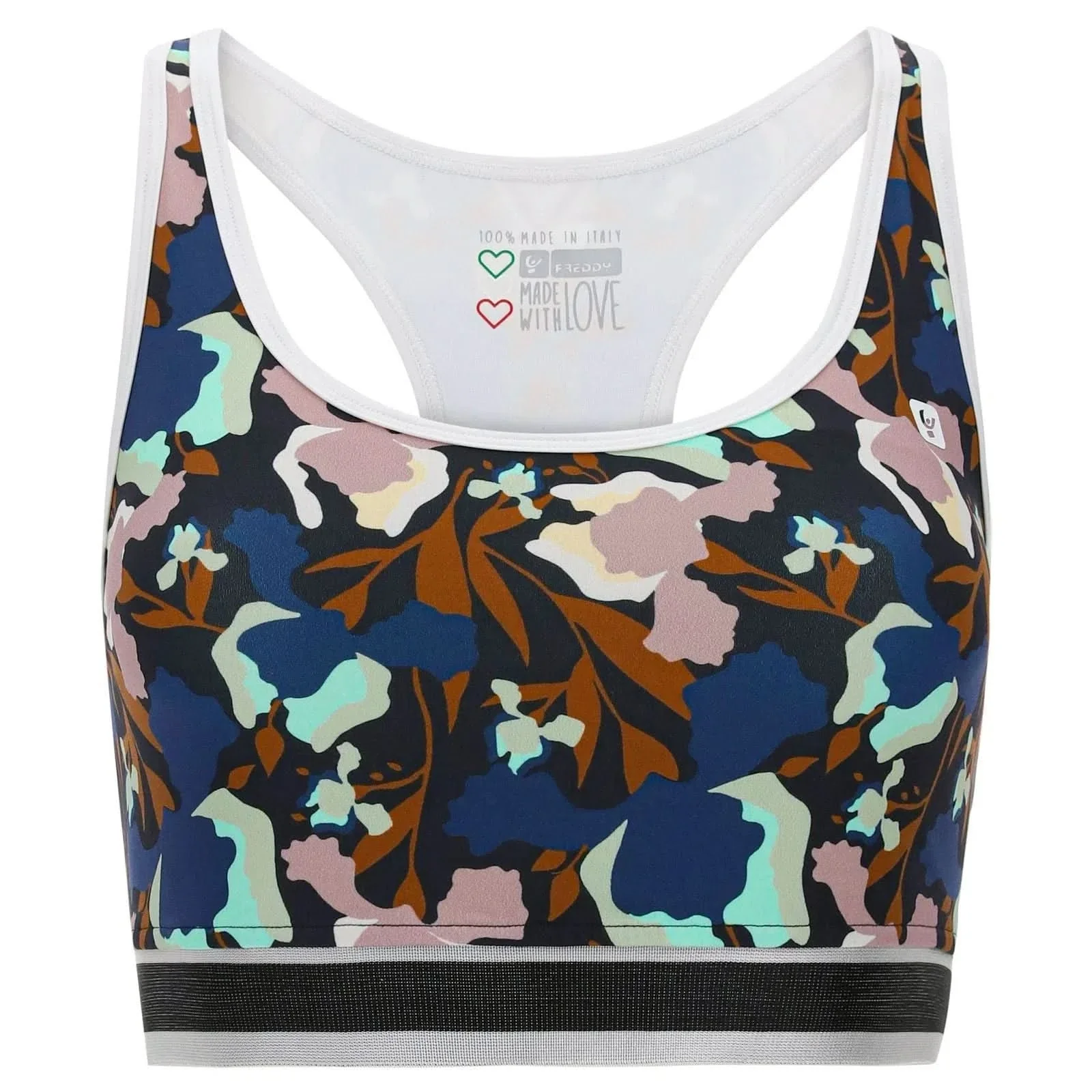 MII Sports Crop Top - Floral Print - Image 4