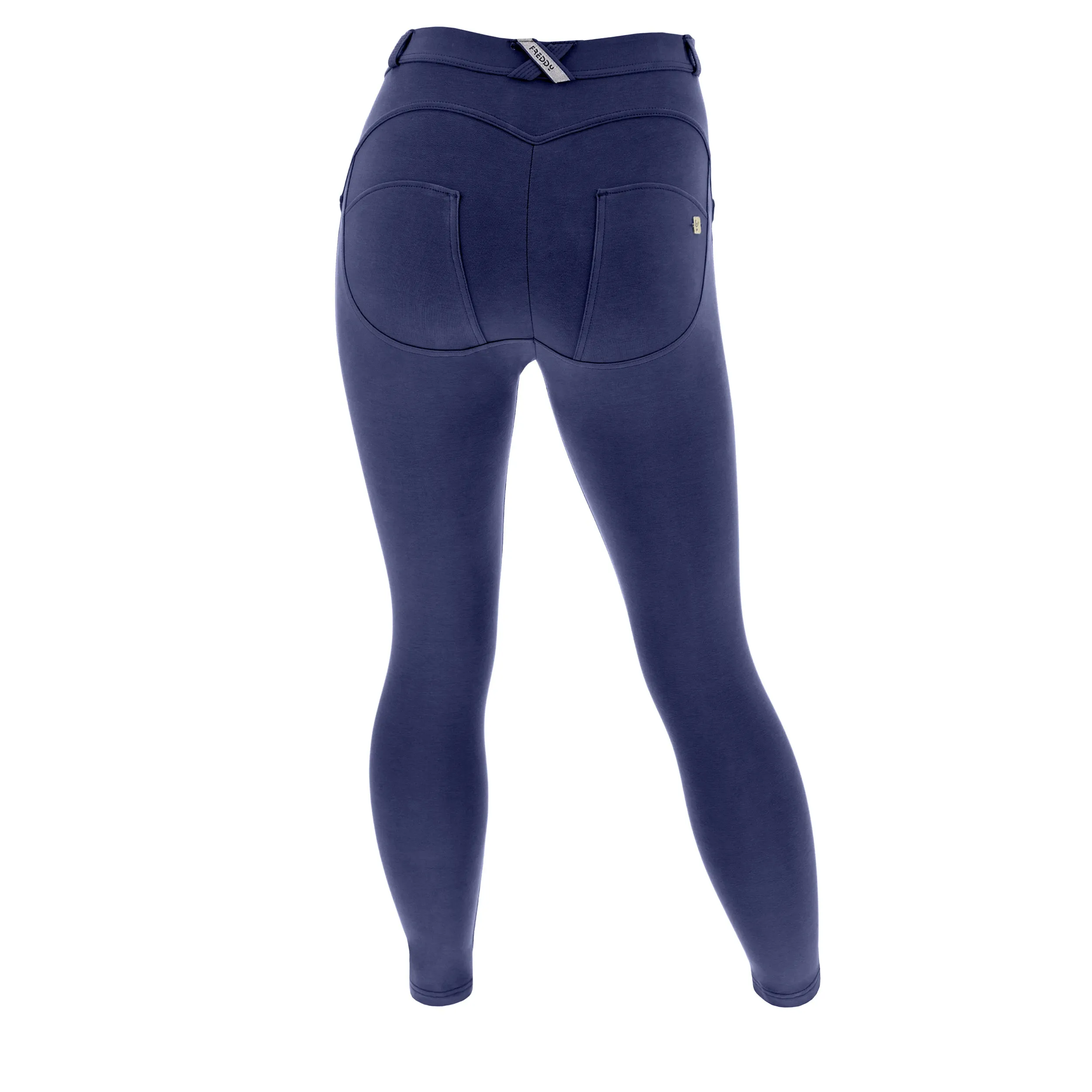 WRUP Curvy Fashion - High Waisted - Ankle Length - Indigo Blue - Image 2