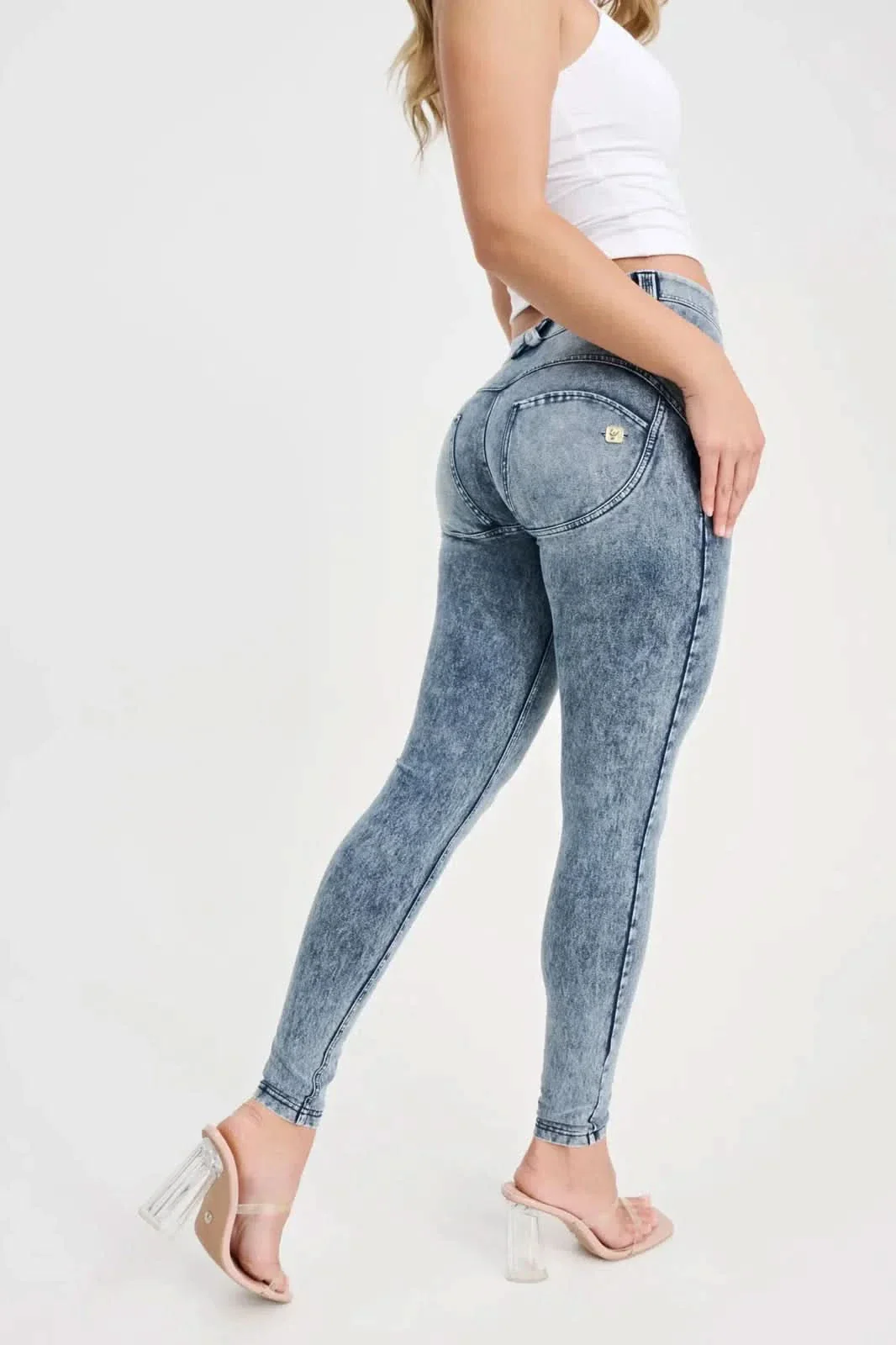 WRUP Denim - Mid Rise - Full Length - Stonewash - Image 9