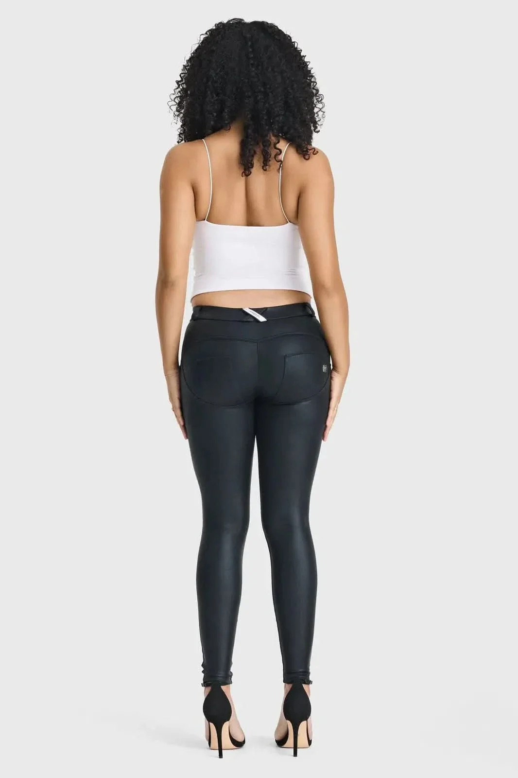 WRUP Luxe Shimmer - Mid Rise - Full Length - Black - Image 5