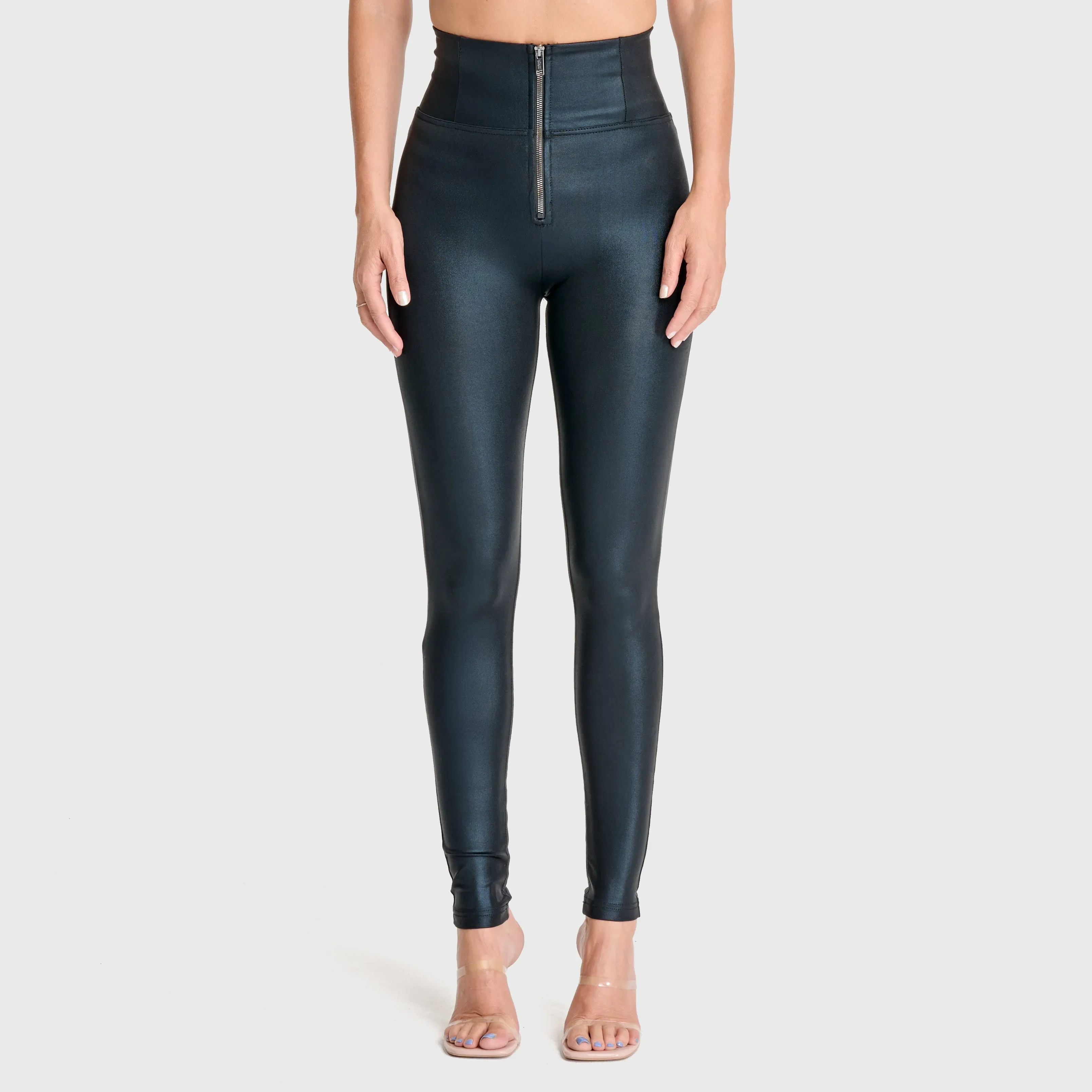 WRUP Luxe Shimmer - Super High Waisted - Full Length - Black - Image 7