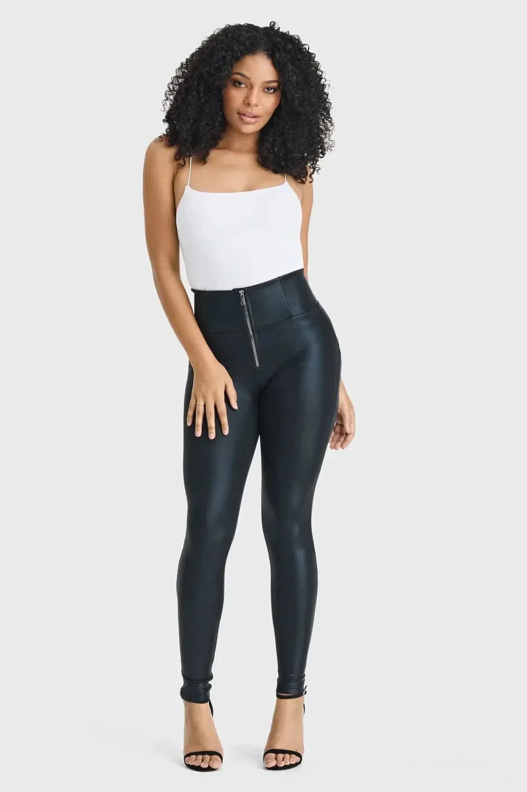 WRUP Luxe Shimmer - Super High Waisted - Full Length - Black - Image 9