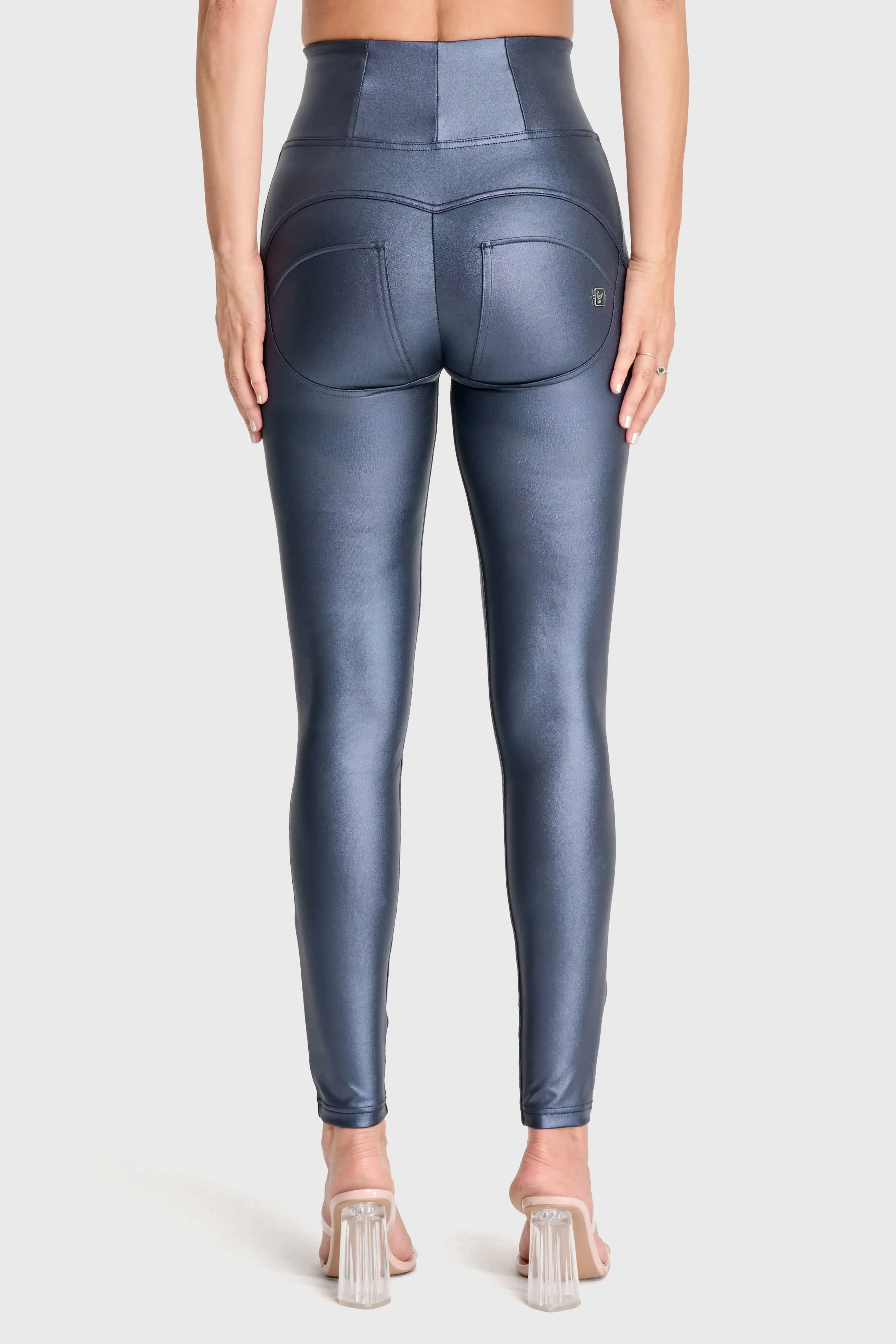 WRUP Luxe Shimmer - Super High Waisted - Full Length - Deep Blue - Image 6