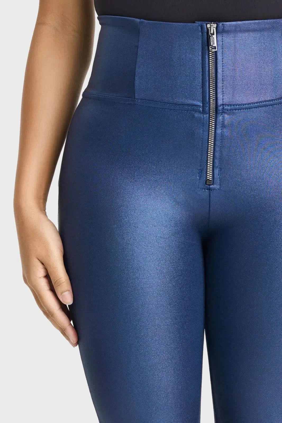 WRUP Luxe Shimmer - Super High Waisted - Full Length - Navy Blue - Image 8