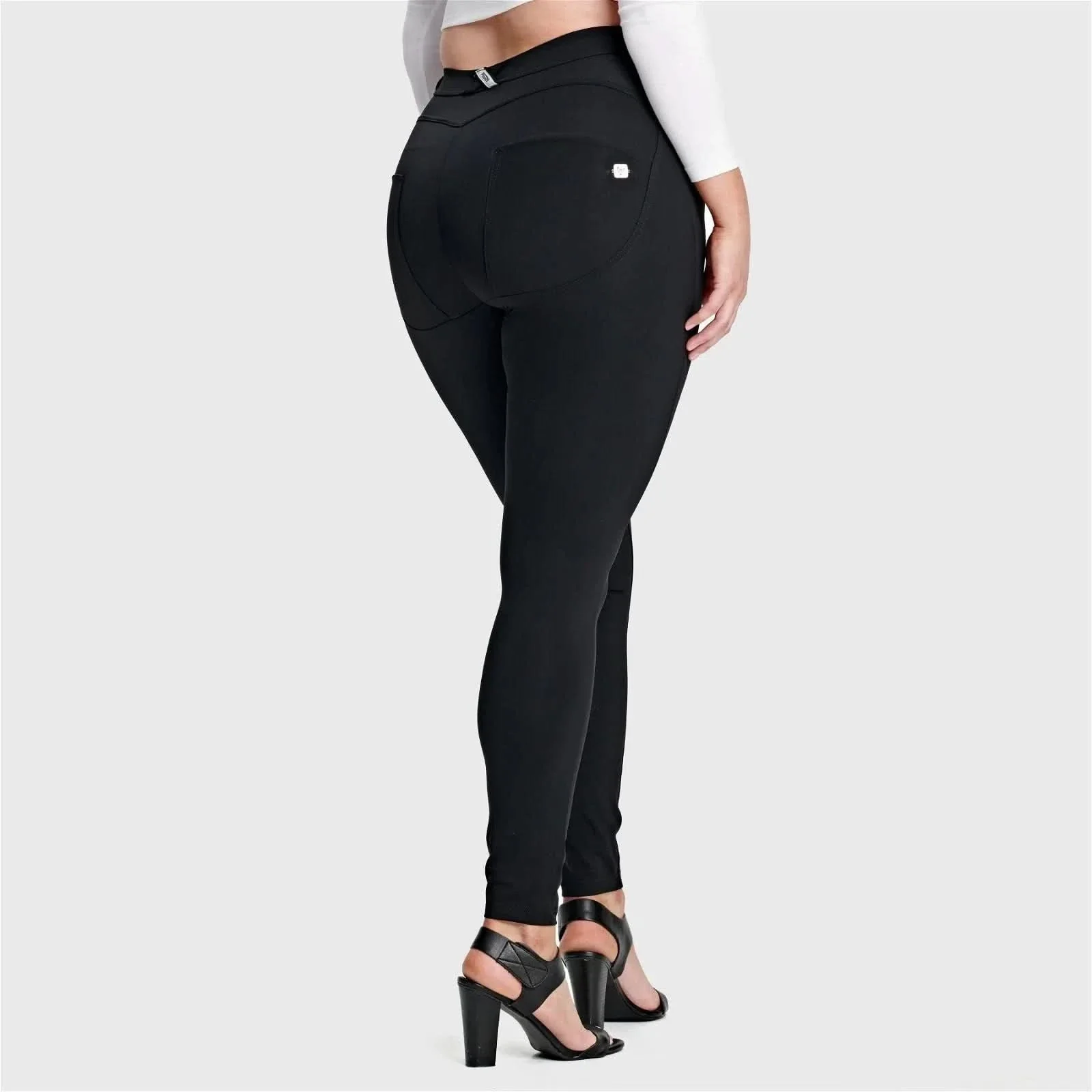 WRUP Diwo Pro - 2 Button High Waisted - Full Length - Black - Image 6