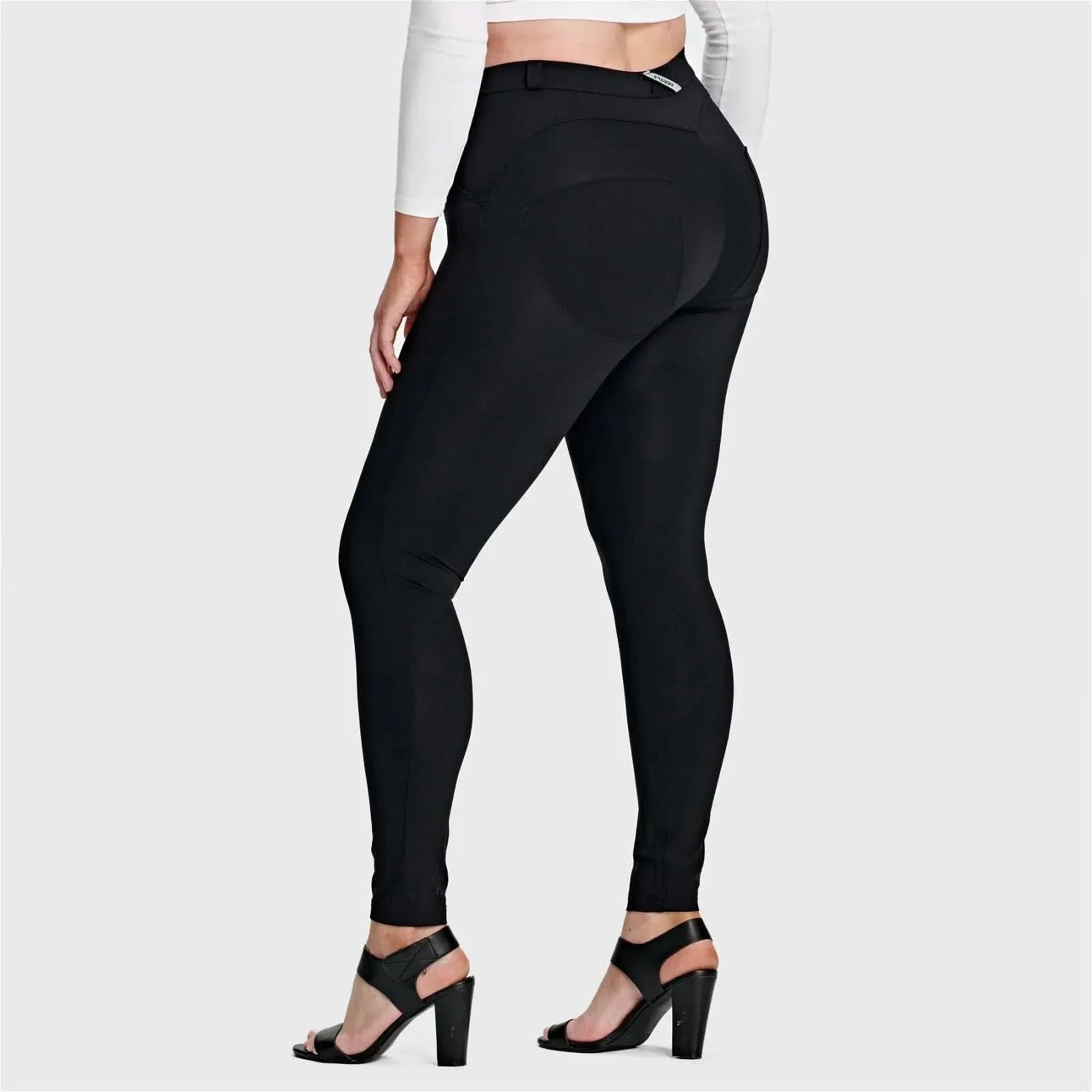WRUP Diwo Pro - 2 Button High Waisted - Full Length - Black - Image 7
