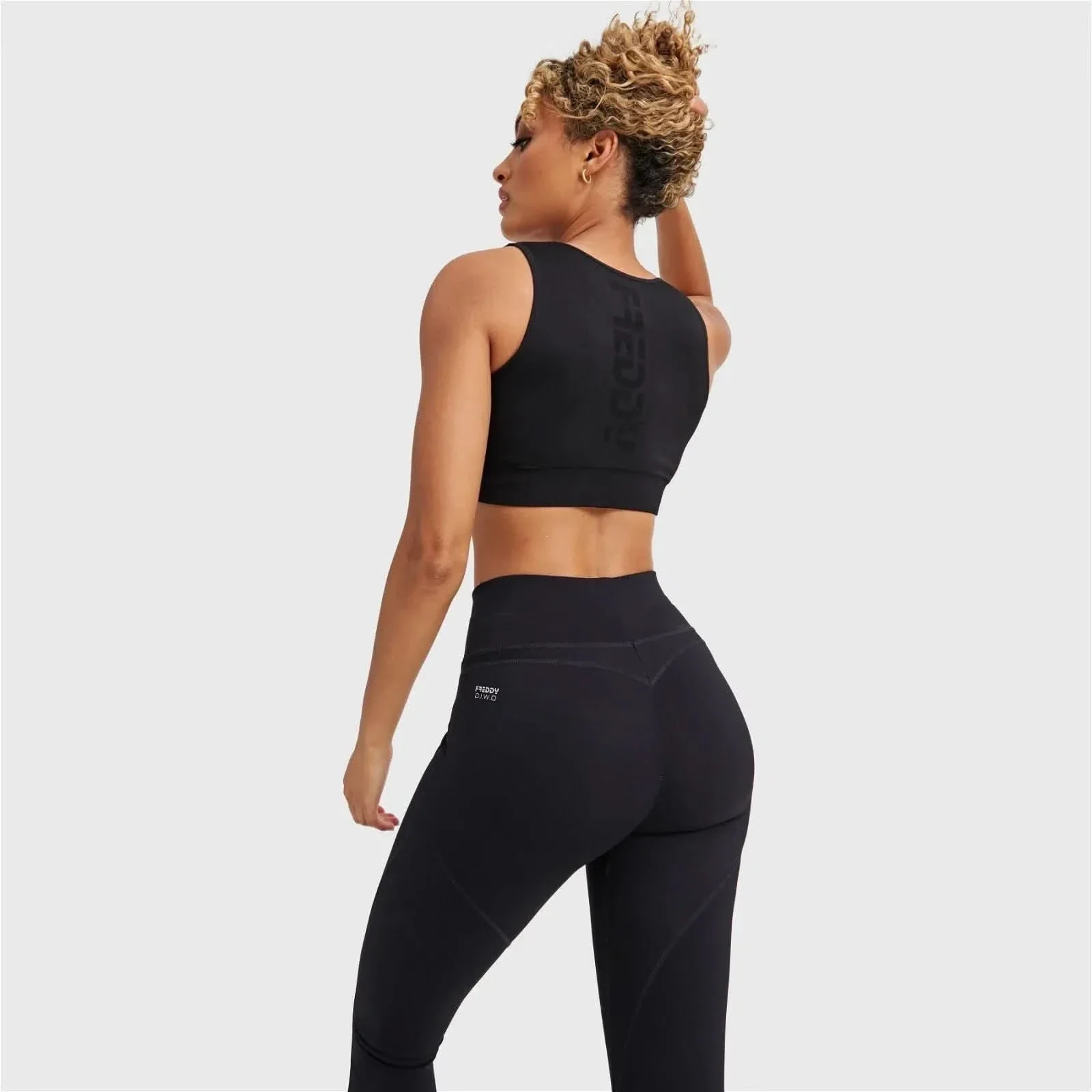 WRUP Diwo Pro Sport - High Waisted - Ankle Length - Black - Image 3
