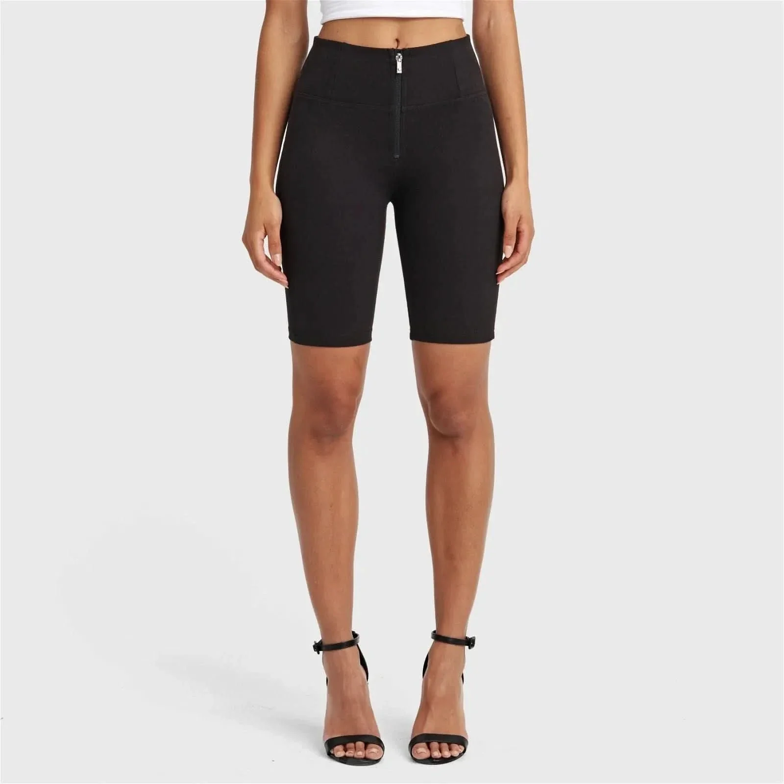 WRUP Drill Limited Edition - High Waisted - Biker Shorts - Black - Image 6