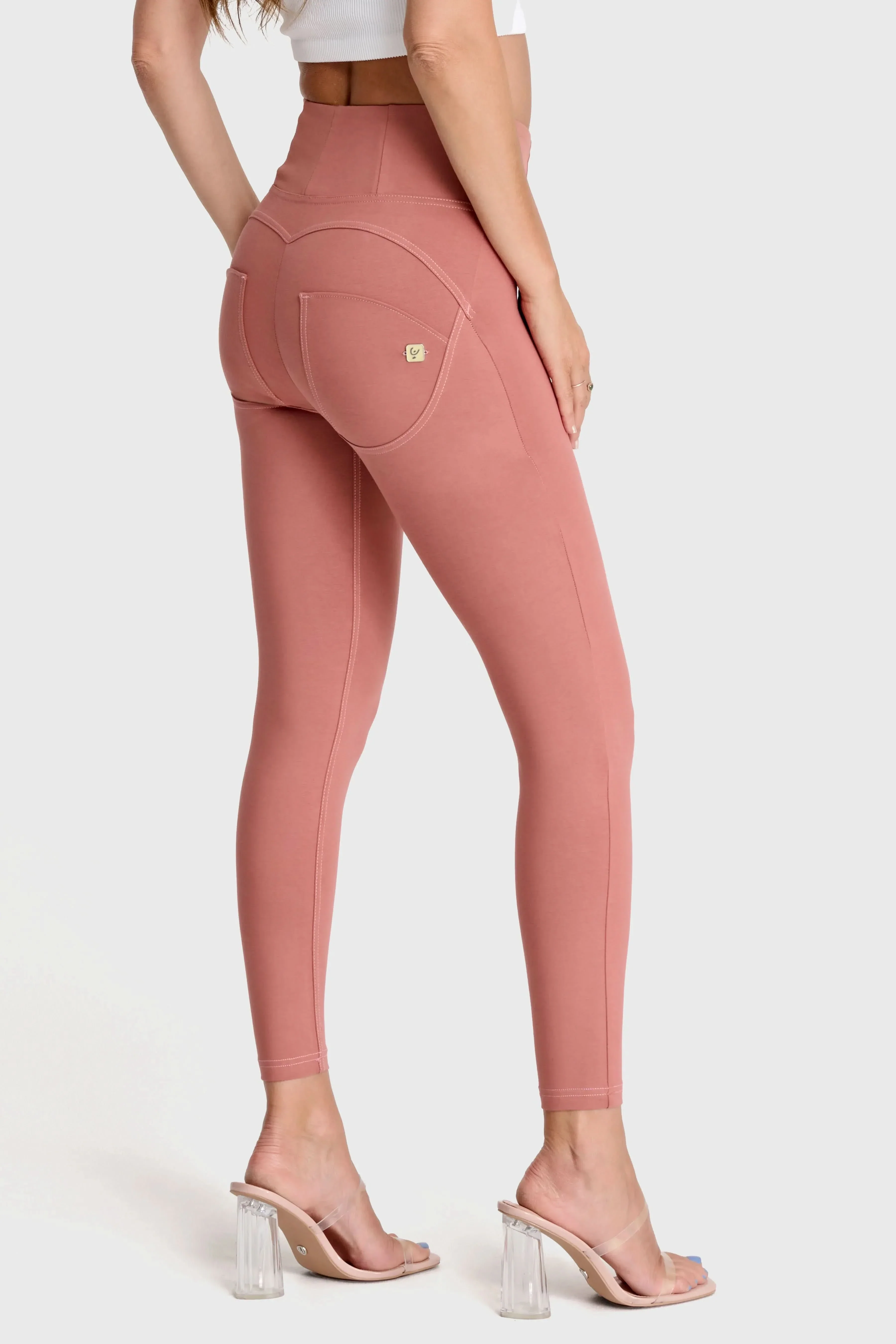 WRUP Fashion - High Waisted - Ankle Length - Dusty Rose - Image 5
