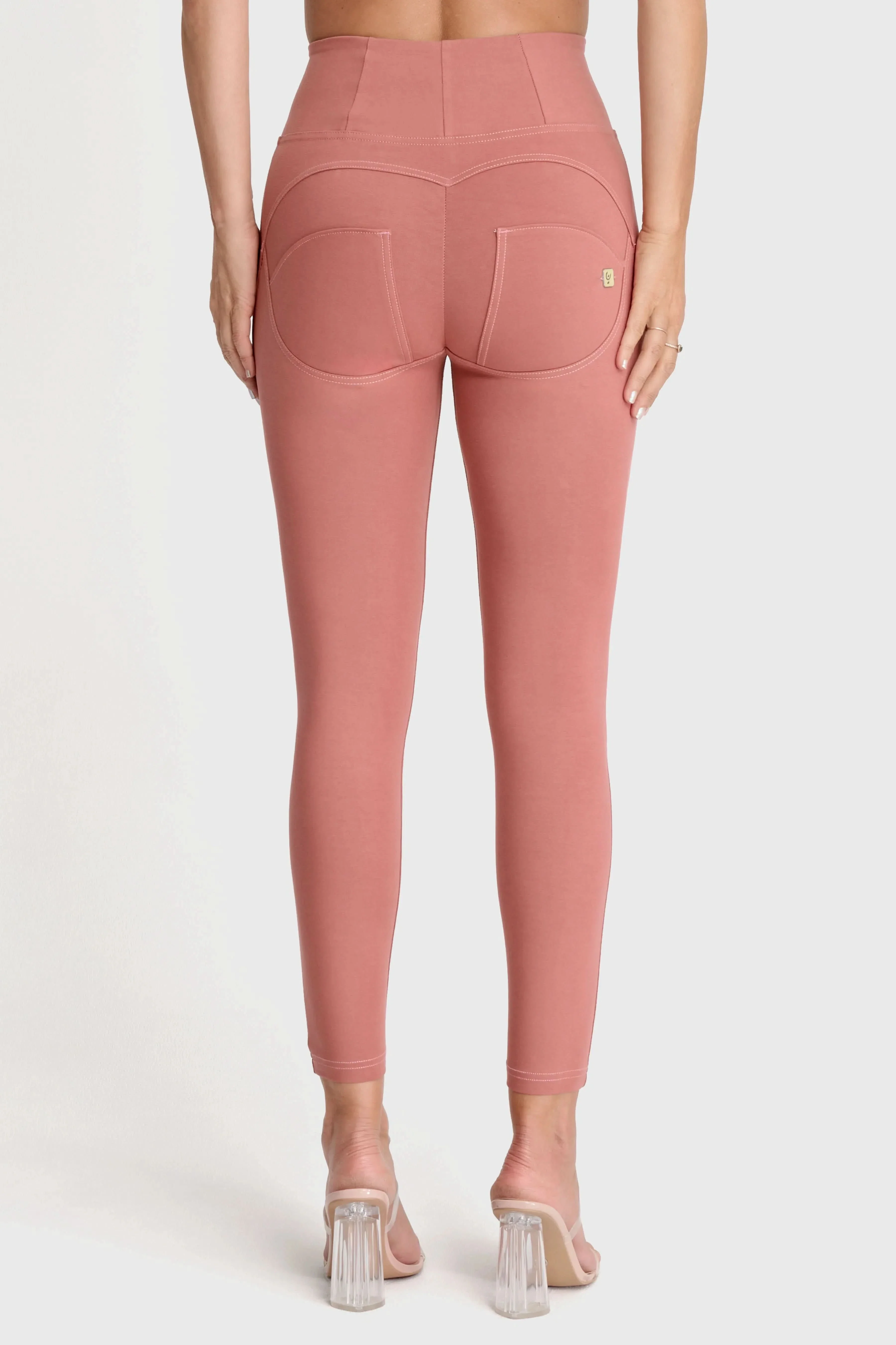 WRUP Fashion - High Waisted - Ankle Length - Dusty Rose - Image 6