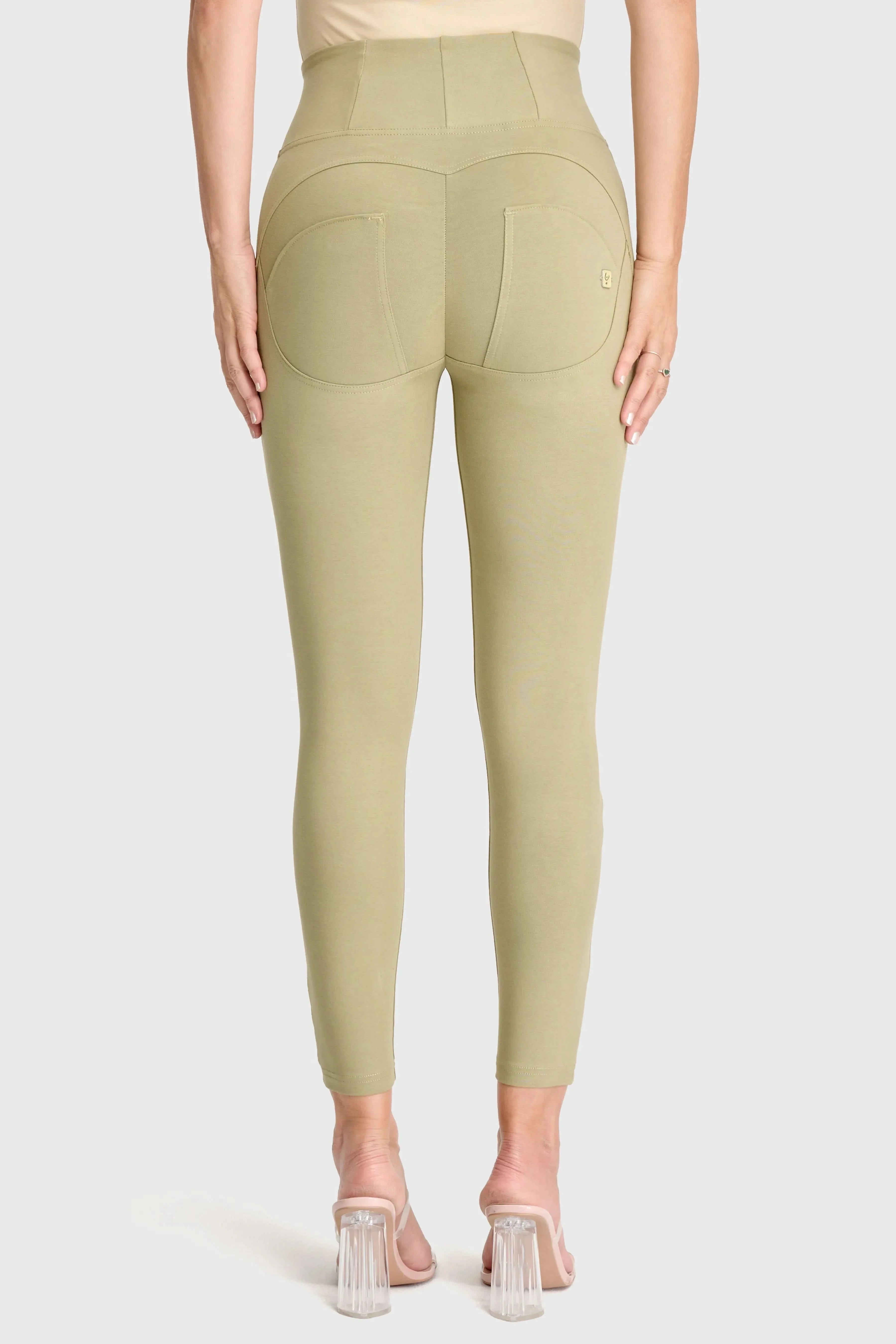 WRUP Fashion - High Waisted - Ankle Length - Sage Green - Image 6