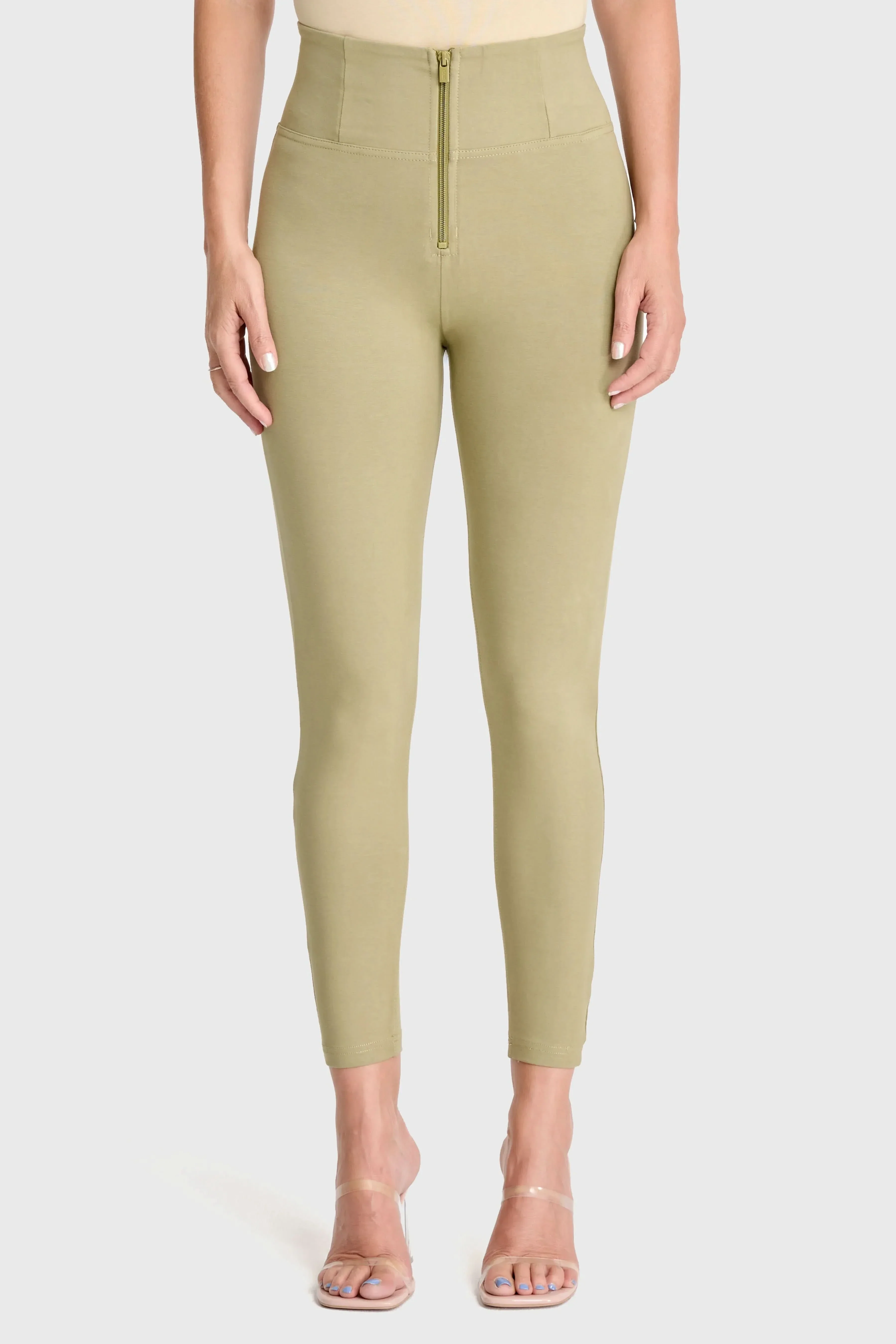 WRUP Fashion - High Waisted - Ankle Length - Sage Green - Image 7