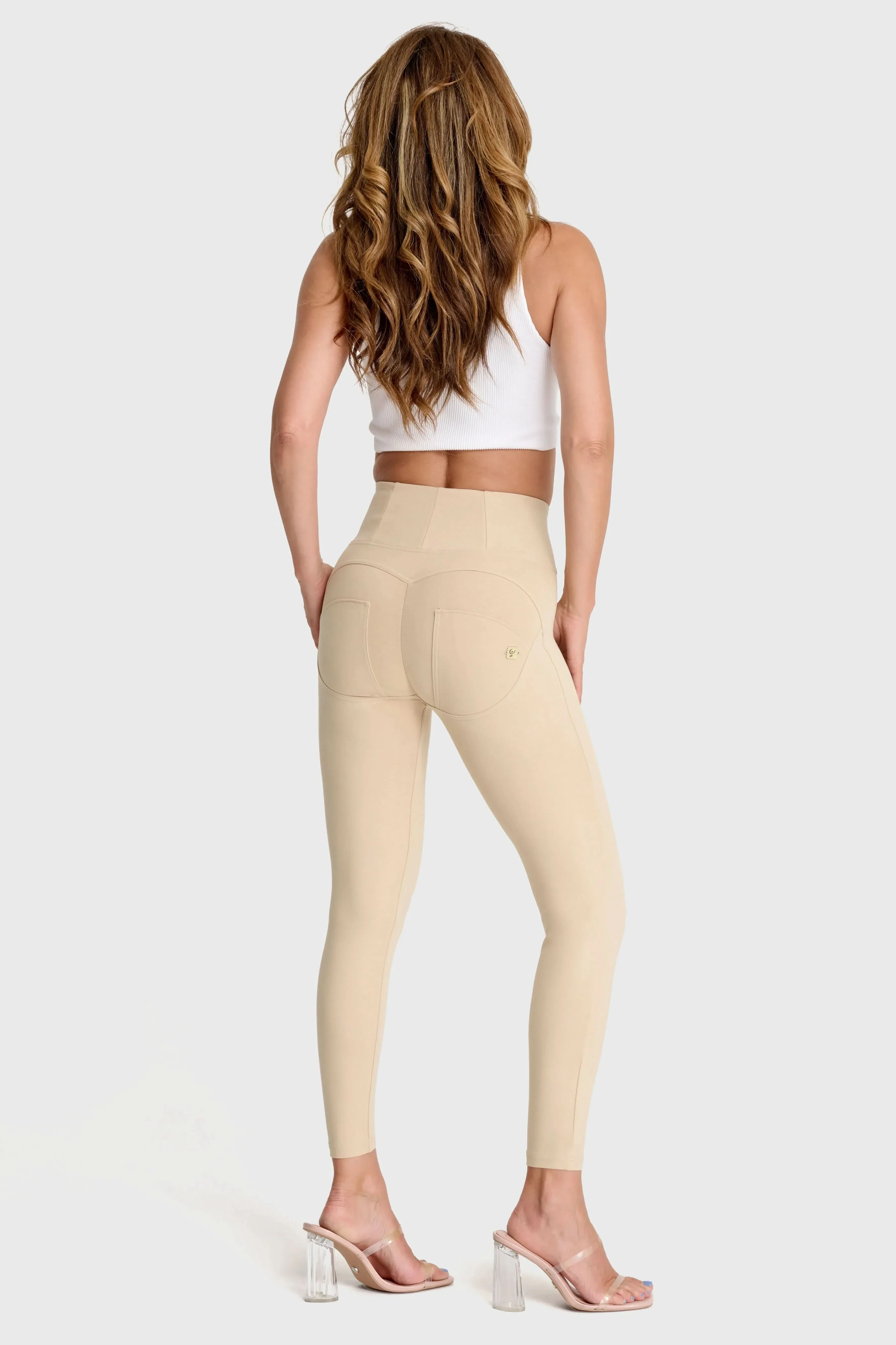 WRUP Fashion - High Waisted - Ankle Length - Sand - Image 2