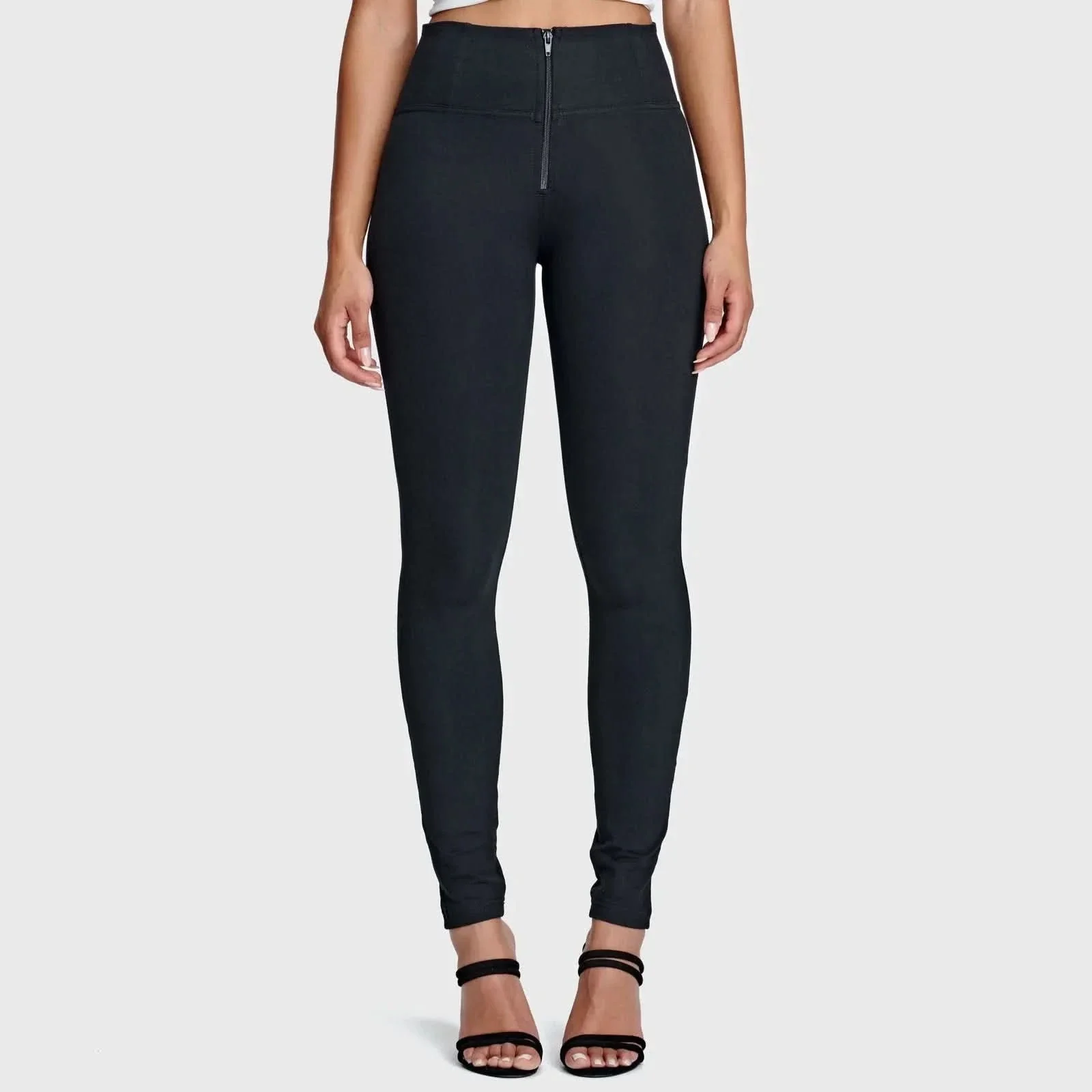WRUP Fashion - High Waisted - Full Length - Black - Image 6