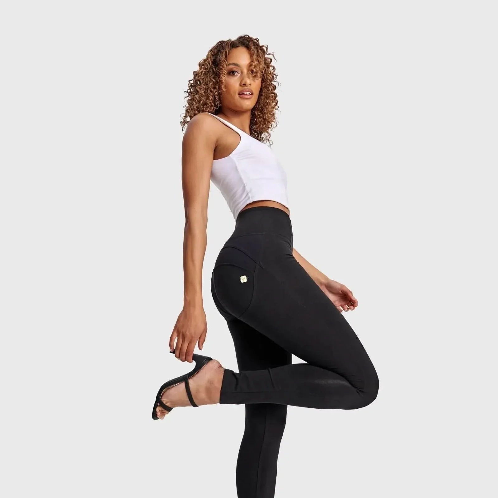 WRUP Fashion - High Waisted - Full Length - Black - Image 6