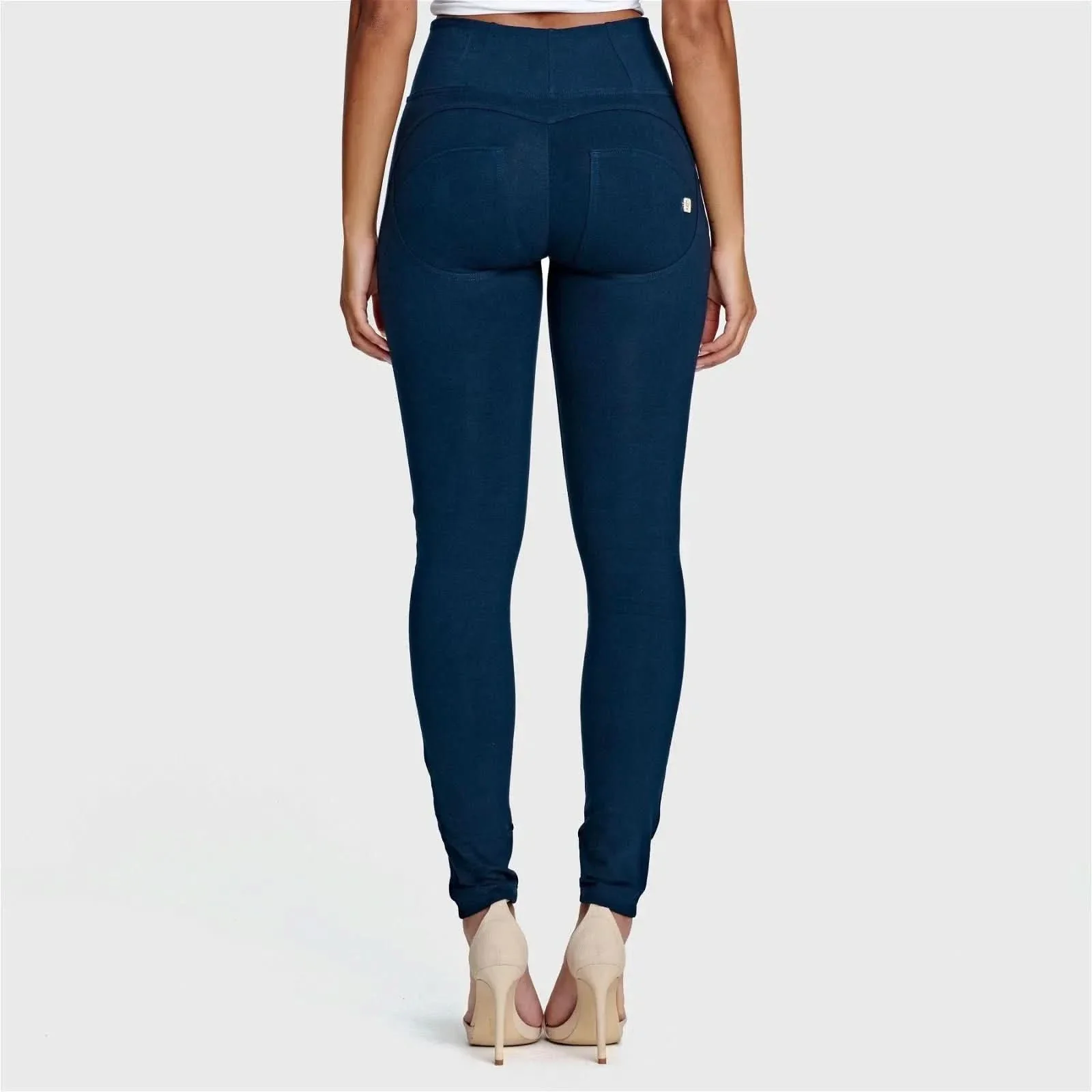 WRUP Fashion - High Waisted - Full Length - Navy Blue - Image 4