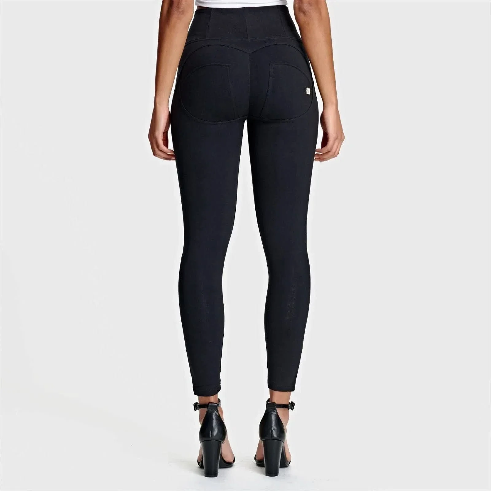 WRUP Fashion - High Waisted - Ankle Length - Black - Image 5