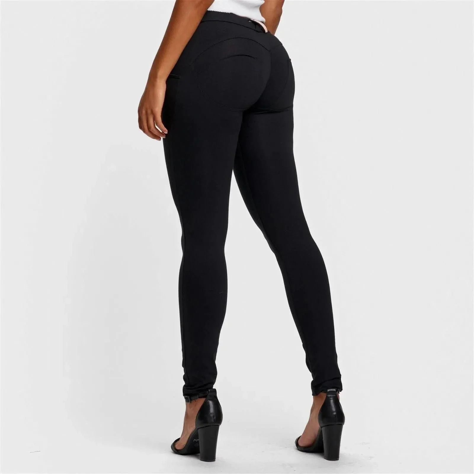 WRUP Fashion - Mid Rise - Full Length - Black - Image 4