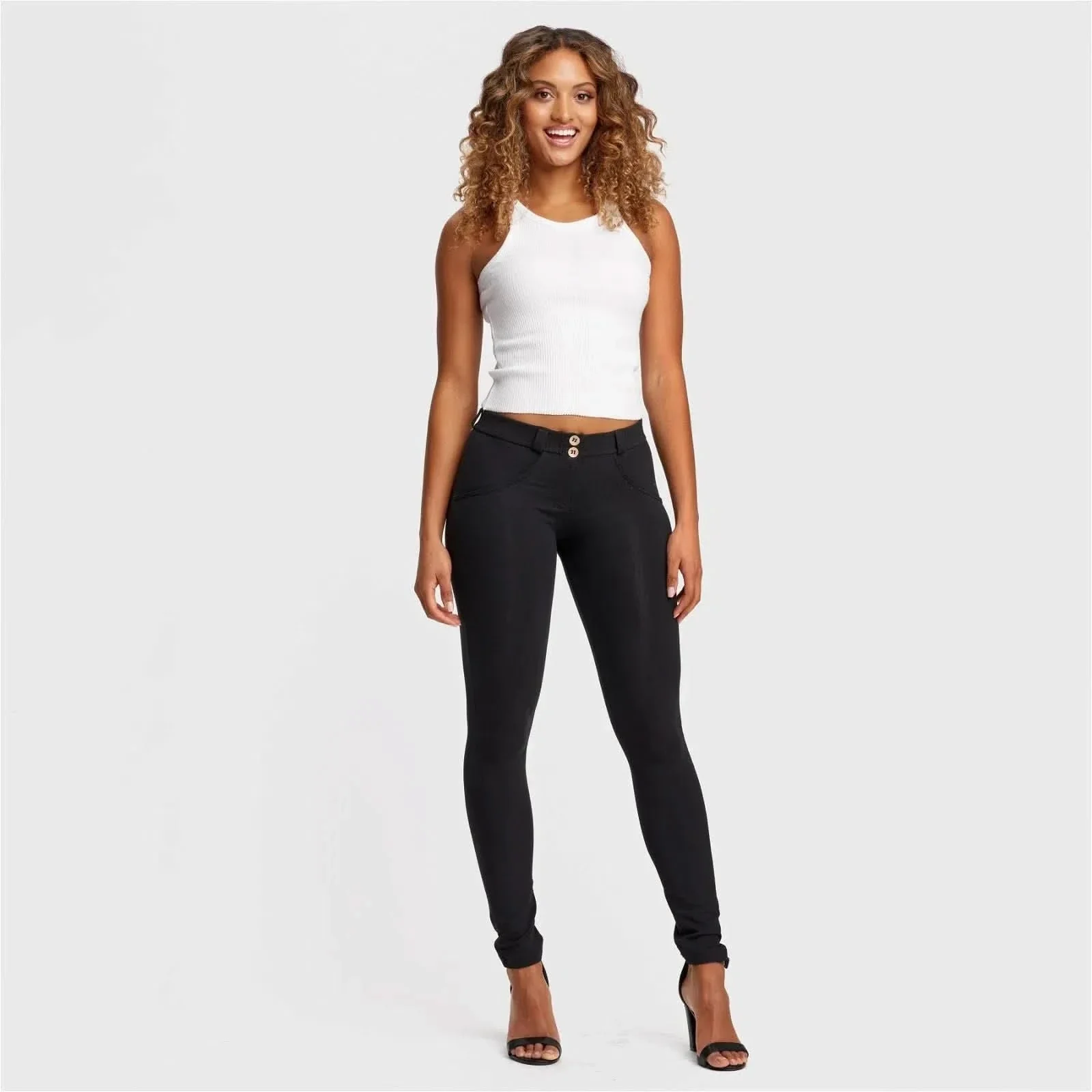 WRUP Fashion - Mid Rise - Full Length - Black - Image 6
