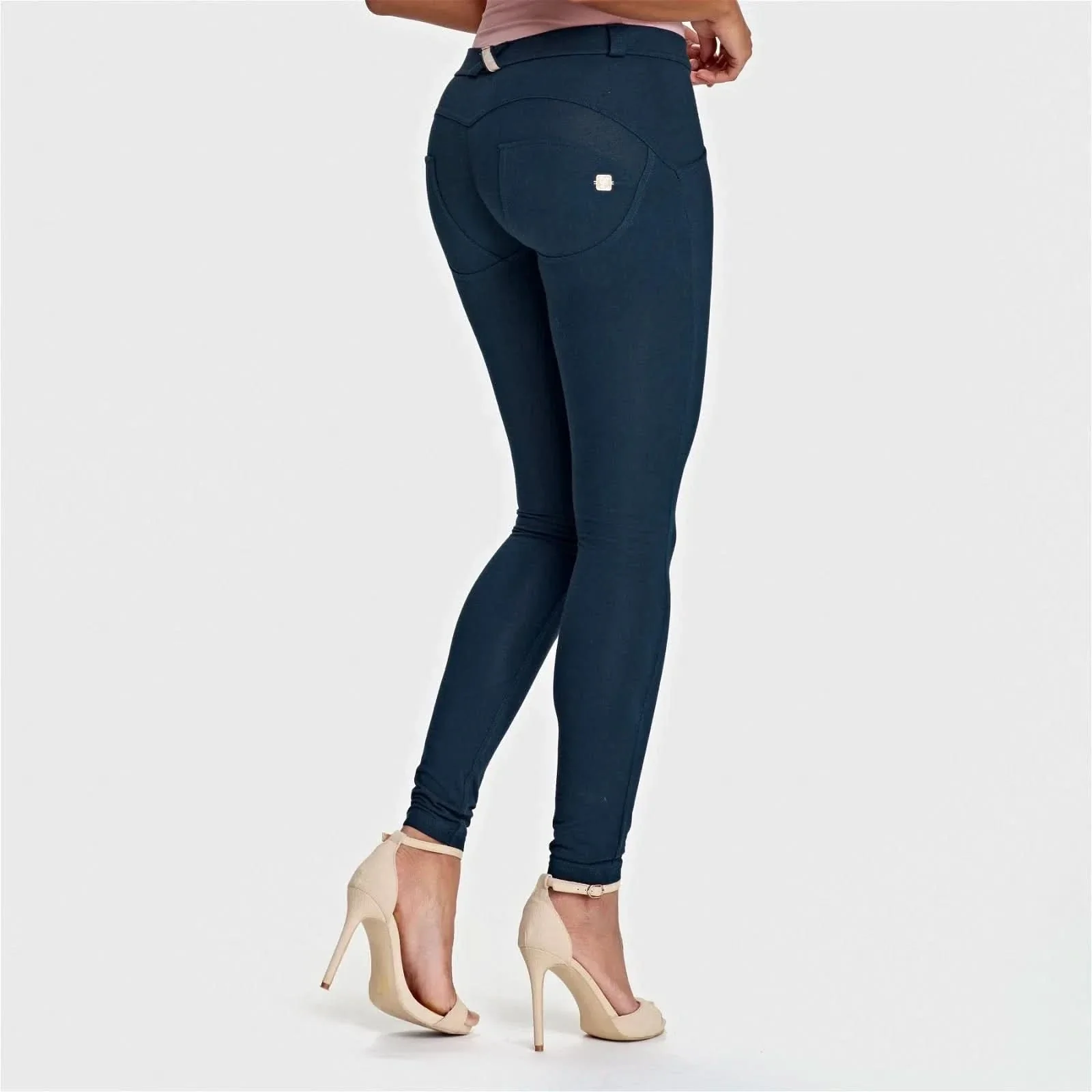 WRUP Fashion - Mid Rise - Full Length - Navy Blue - Image 4