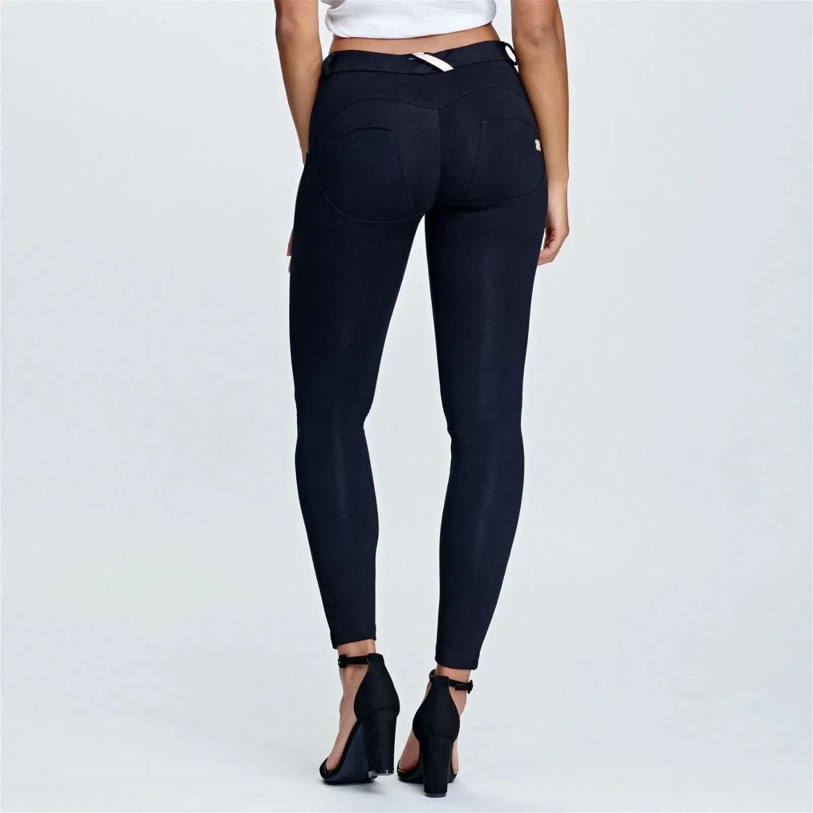 WRUP Fashion - Mid Rise - Ankle Length - Black - Image 5