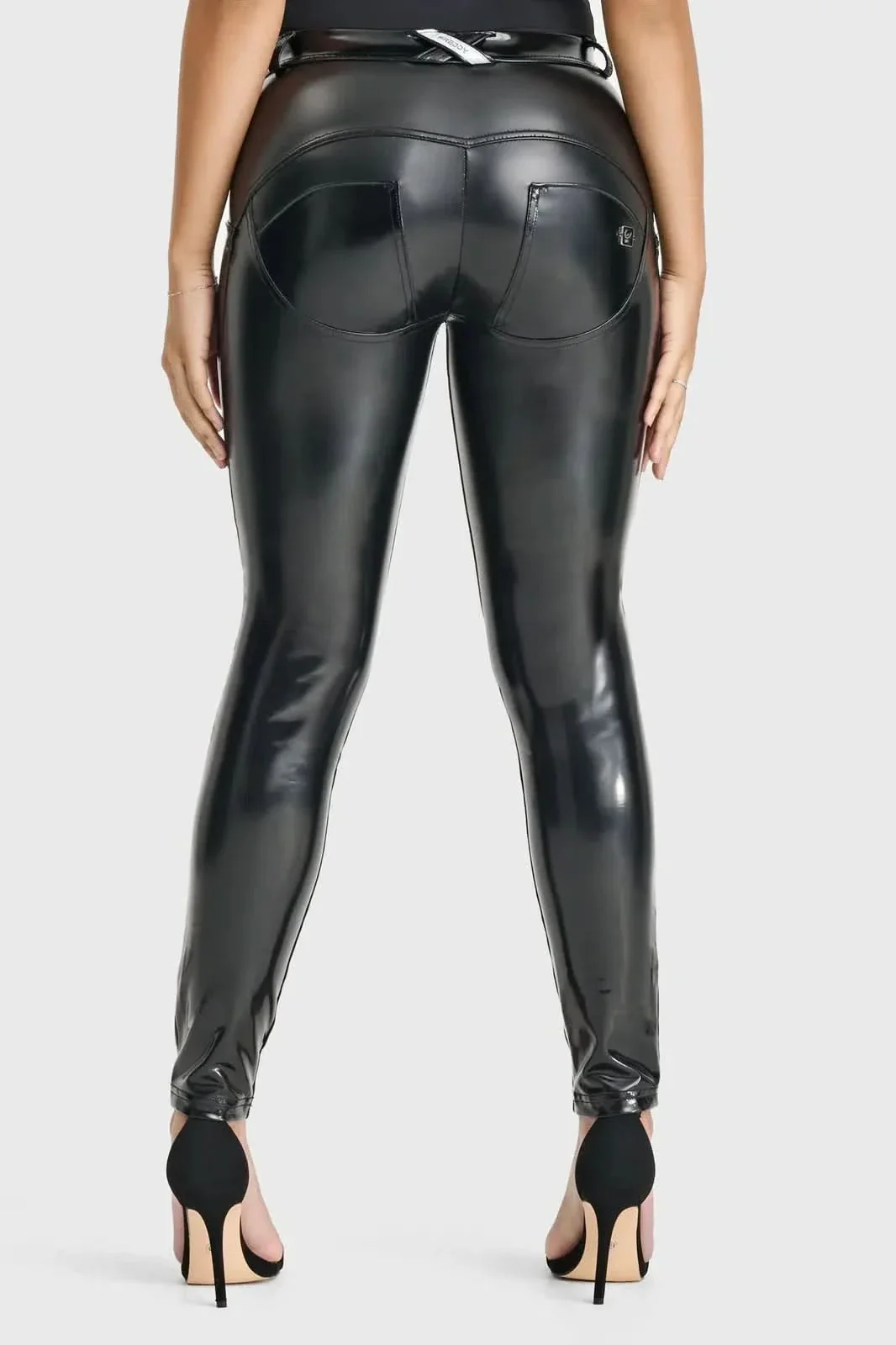 WRUP Latex - Mid Rise - Full Length - Black - Image 10
