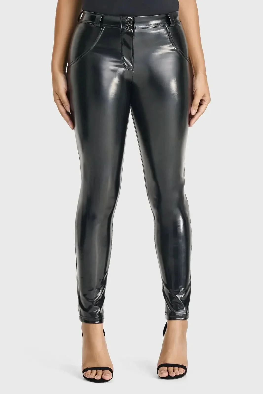 WRUP Latex - Mid Rise - Full Length - Black - Image 11