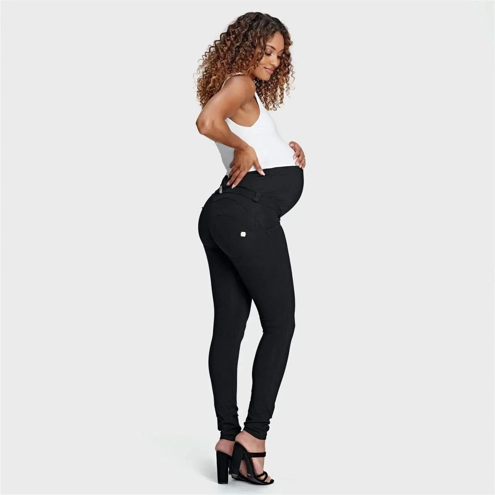 WRUP Maternity Fashion - Full Length - Black - Image 6