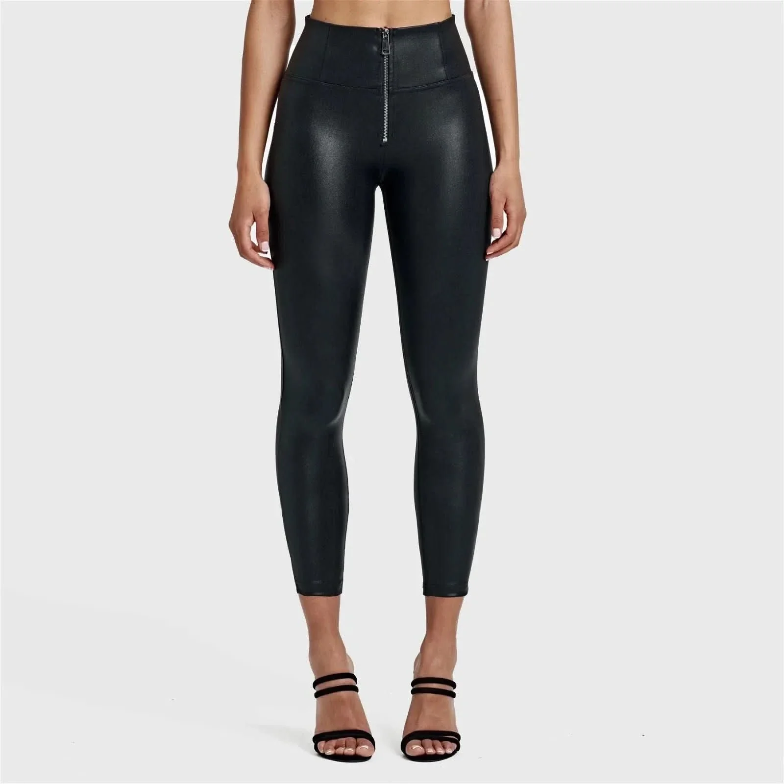WRUP Luxe Shimmer - High Waisted - Ankle Length - Matte Black - Image 6