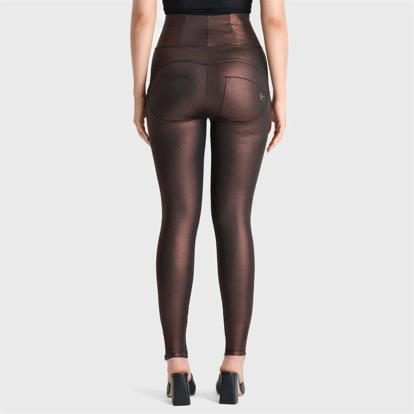 WRUP Luxe Shimmer - Super High Waisted - Full Length - Bronze - Image 3