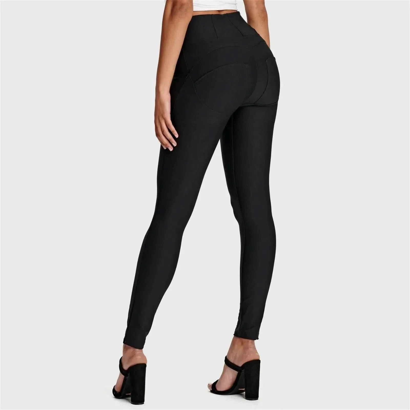 WRUP Thick Layered Diwo Pro - High Waisted - Ankle Length - Black - Image 5