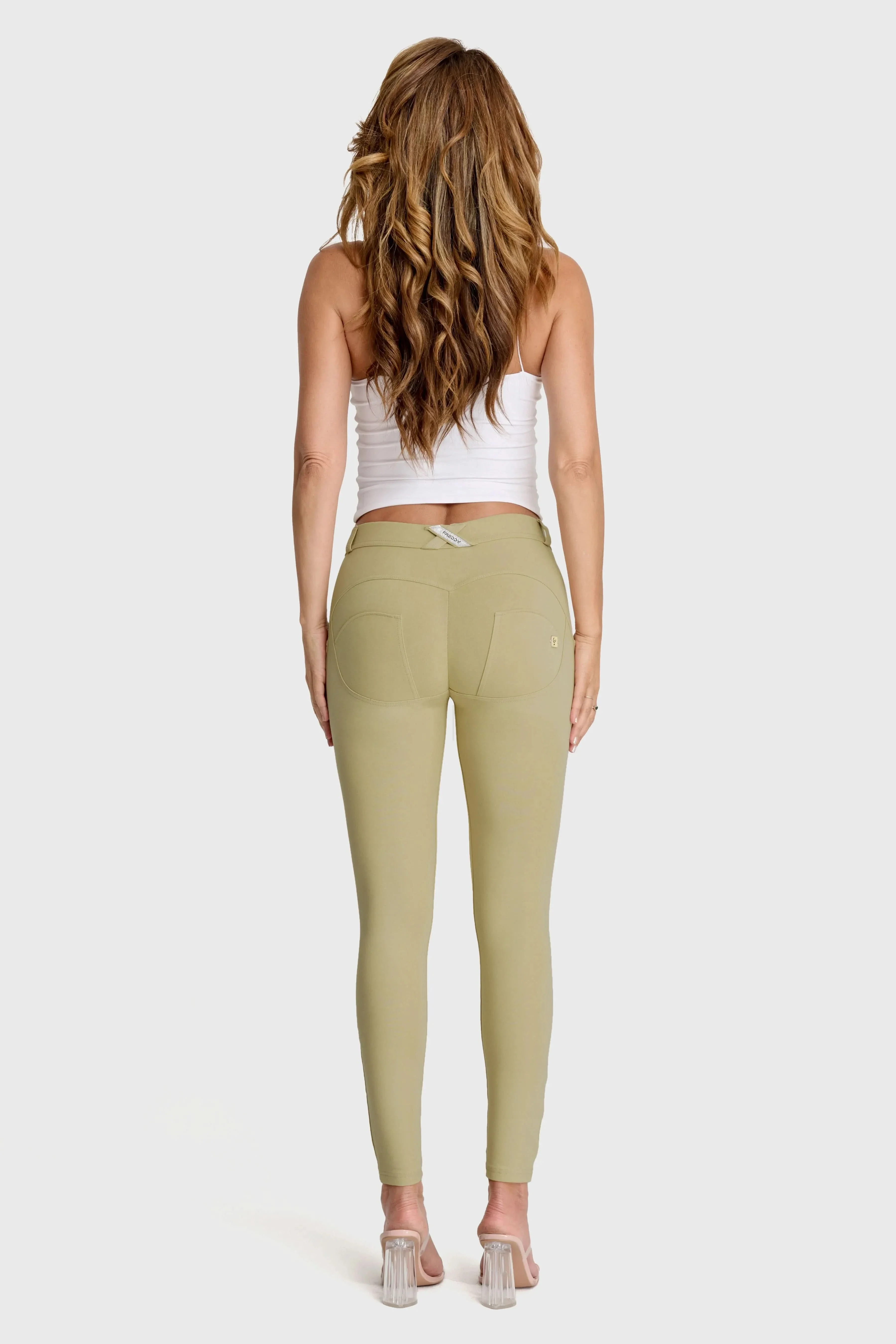 WRUP Fashion - Mid Rise - Full Length - Sage Green - Image 4