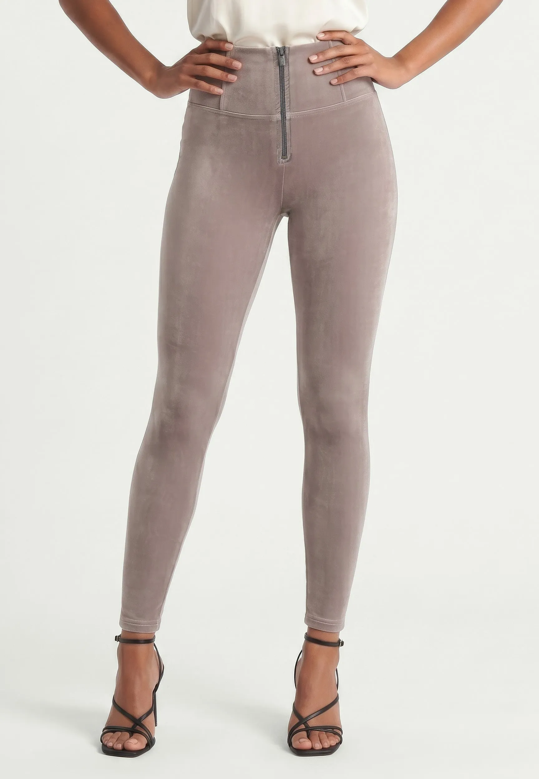 WRUP Velvet - High Waisted - Full Length - Mink - Image 3