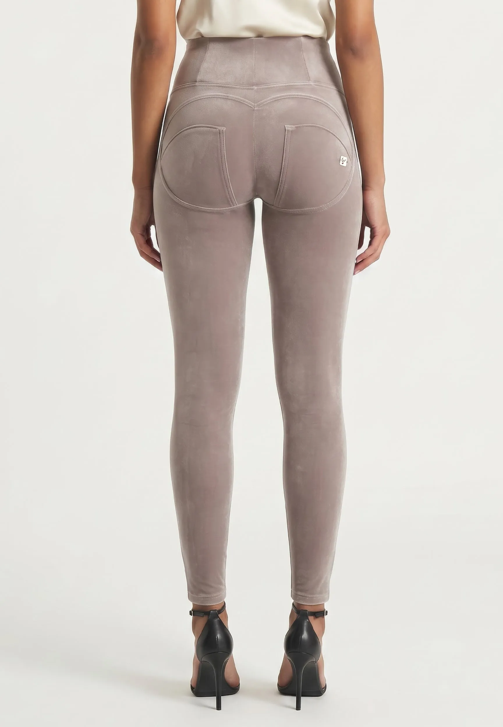 WRUP Velvet - High Waisted - Full Length - Mink - Image 4
