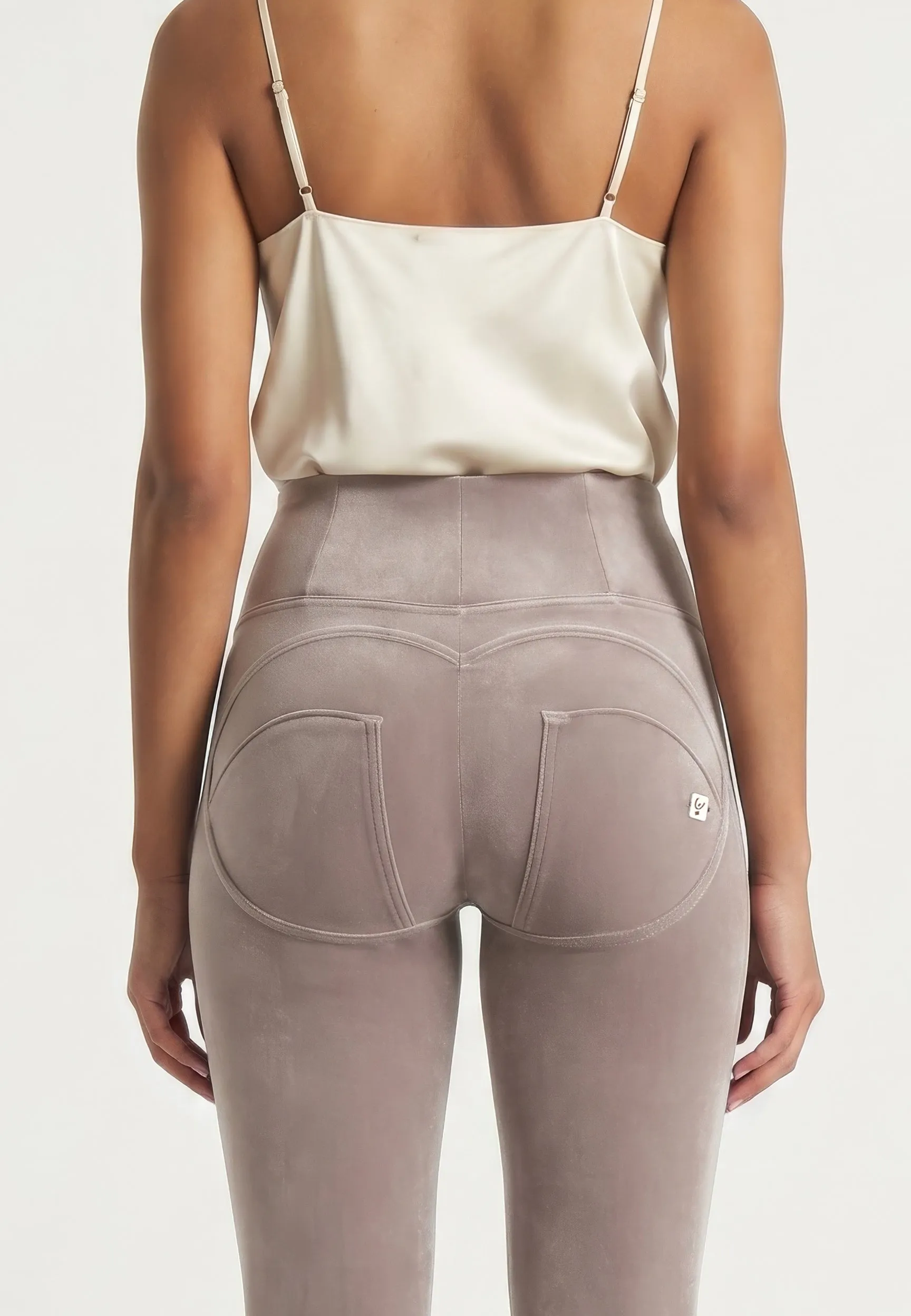 WRUP Velvet - High Waisted - Full Length - Mink - Image 5