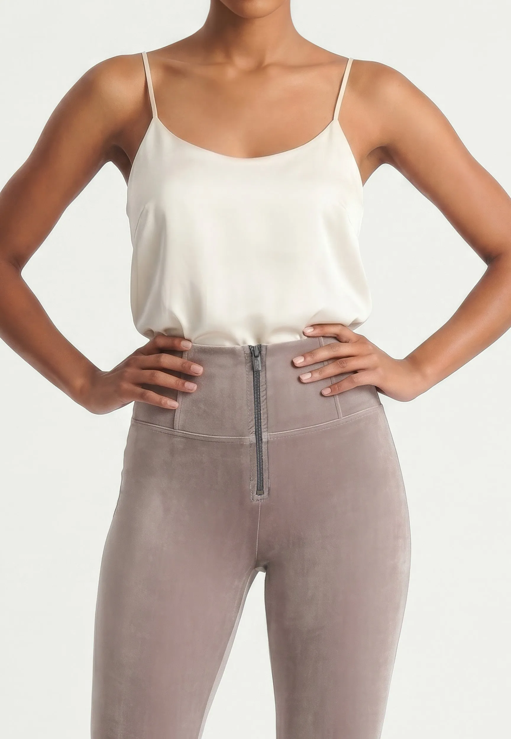 WRUP Velvet - High Waisted - Full Length - Mink - Image 6
